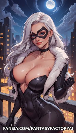 Busty Black Cat sucks Spidermans cock and rides him with her asshole - 10 Pics - Page 2