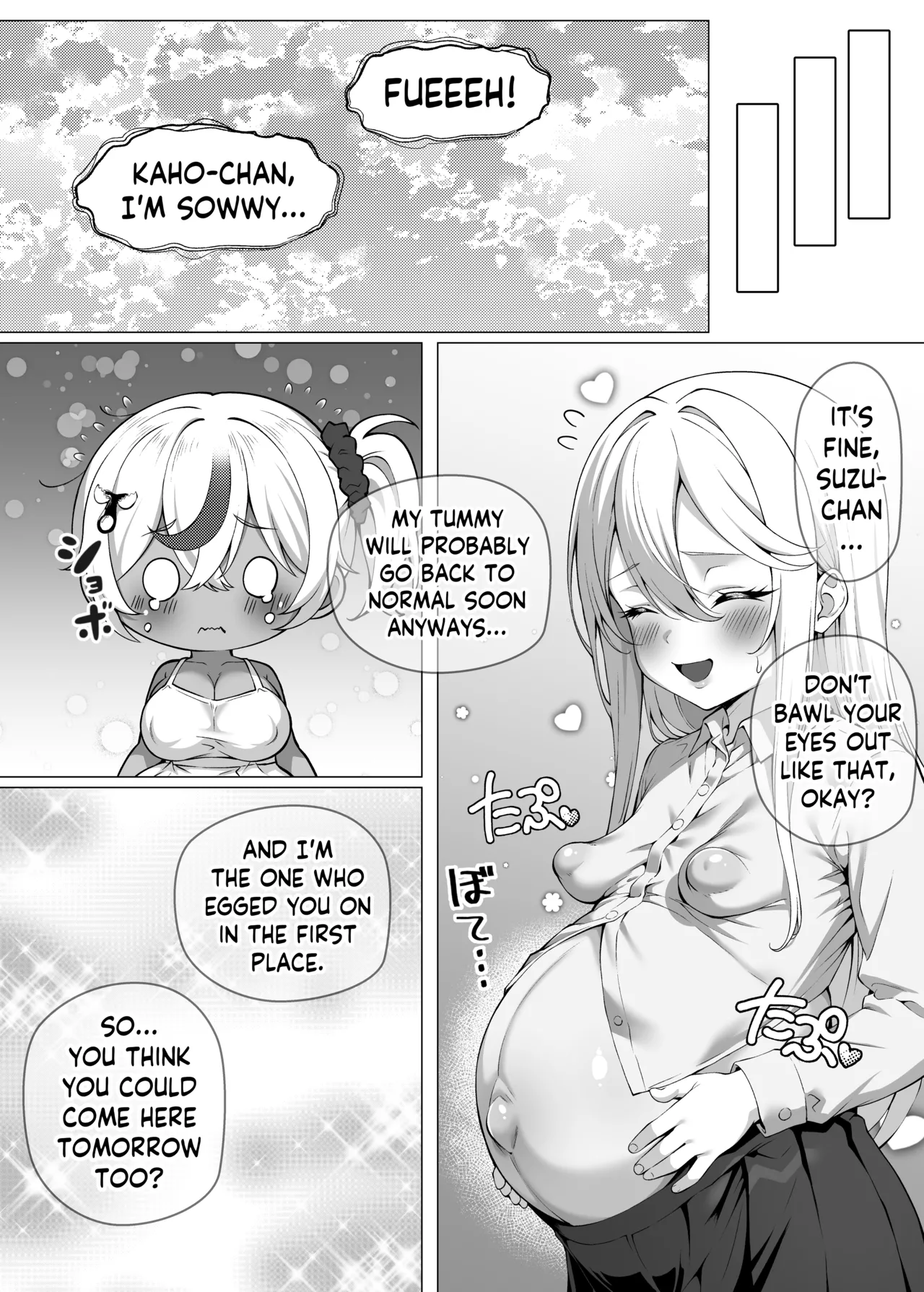 ByururunYoukeijou Beruru Dekachin Futanari Gal Suzu-chan no Chi Nichijou Childhood Arc English Digital - Image 42