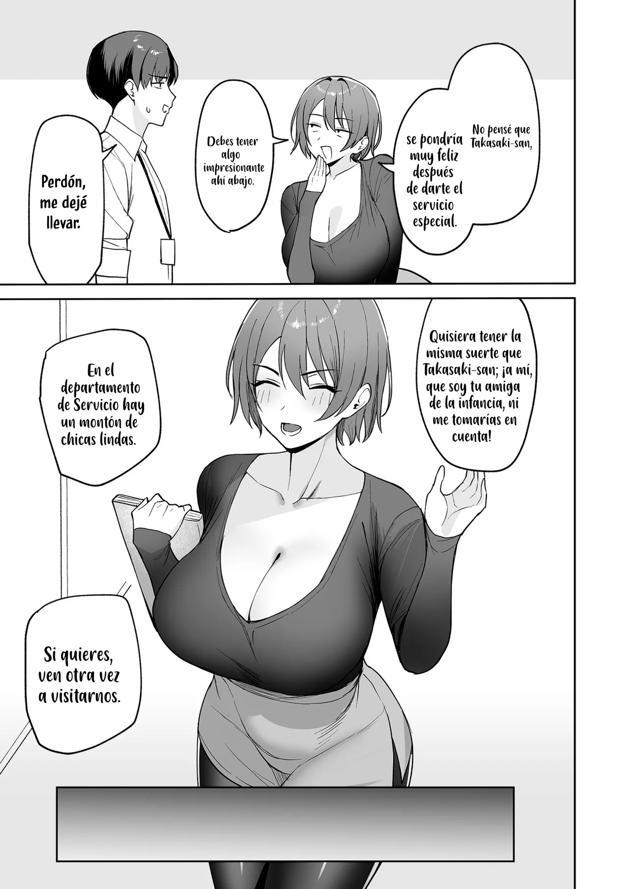 C-kyuu Gohoubi wa Karada de. Ero-sugi Fukuri Kousei wa Seishori-ka no Oshigoto 2El trabajo del departamento de servicio tiene beneficios demasiado eróticos2Spanish Kotori - Image 8