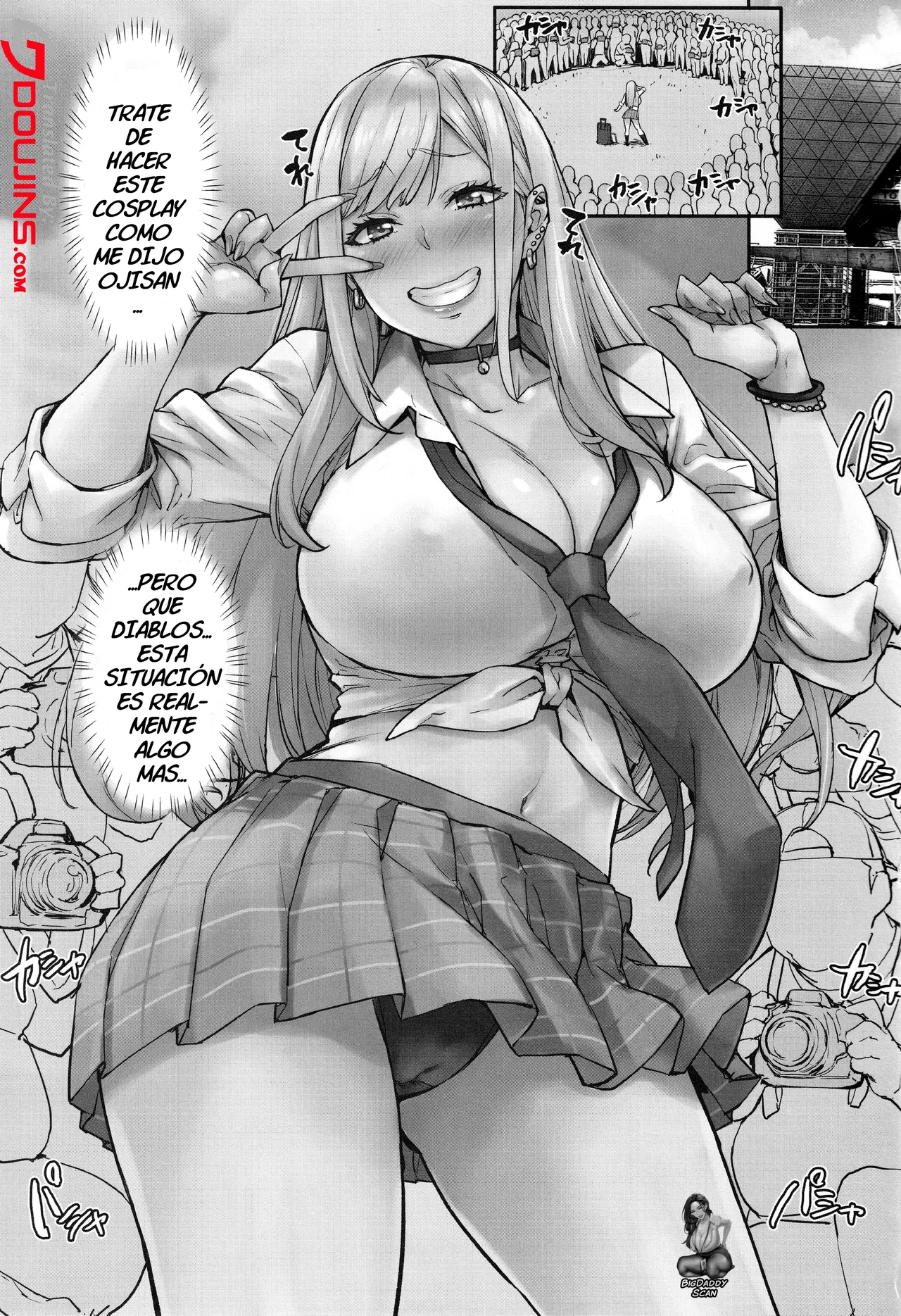 C100 Mix Fry Takurou Marin Cos EcchiCosplay Lascivo Con Marin Sono Bisque Doll wa Koi o Suru Spanish BigDaddy Scan - Image 2
