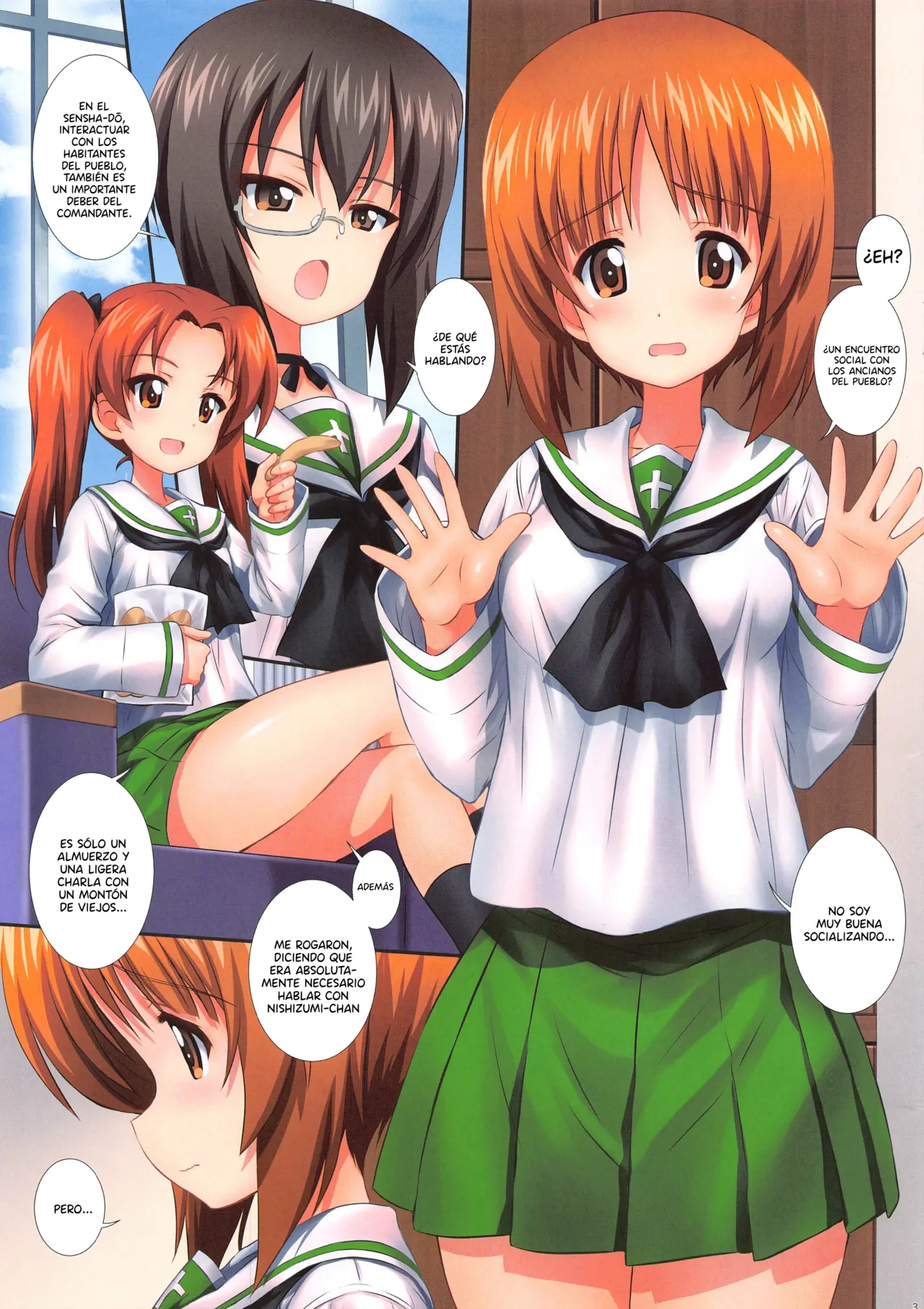 C103 Kamogawaya Kamogawa Tanuki GuP is Good ver. MSGuP es Bueno Ver. M y S Girls und Panzer Spanish Blacklabel Scan - Image 2