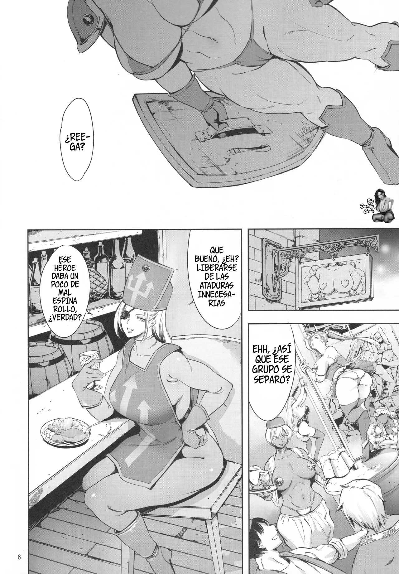 C106 MaguroFiction Tuna Empire Haiboku Onna Senshi to Yareru Sabaku no Kuni no TougijouDerrota El Establecimiento Nocturno En Un País Desértico Donde Se Puede Follar A Una Guerrera Activa Dragon Quest III Spanish BigDaddy Scan - Image 5
