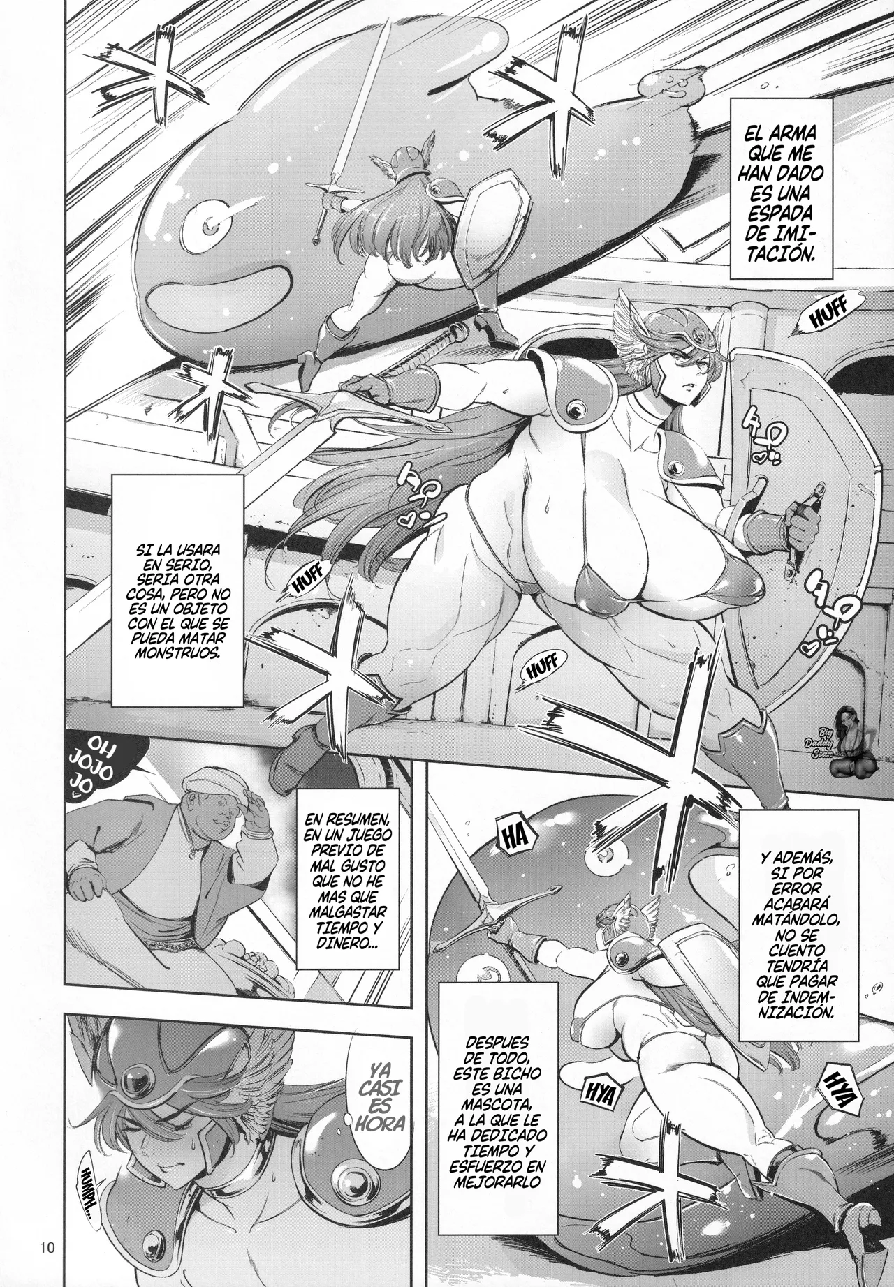 C106 MaguroFiction Tuna Empire Haiboku Onna Senshi to Yareru Sabaku no Kuni no TougijouDerrota El Establecimiento Nocturno En Un País Desértico Donde Se Puede Follar A Una Guerrera Activa Dragon Quest III Spanish BigDaddy Scan - Image 9