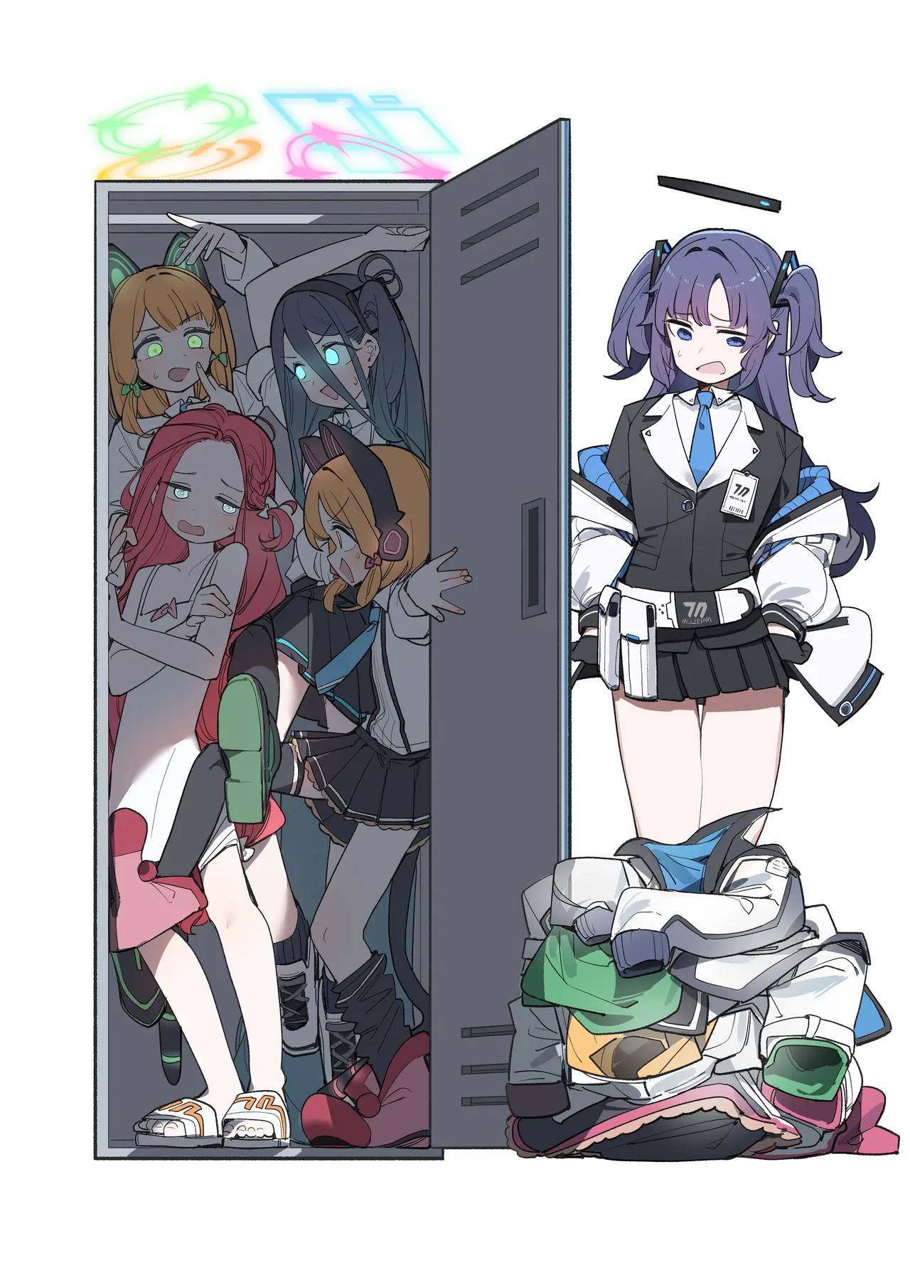 C107 サ一クルジンギスカン野郞 羊野郎はるはる先生マロ4カ ゲーム開発部の青春ログ 游戏开发部的青春记录 Blue Archive Chinese 碧蓝档案同人组 - Image 53