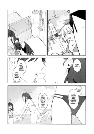 C107 Titano-makhia Mikaduchi Summer Night Retreat Blue Archive English Getter Senseis - Page 2