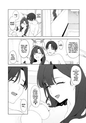 C107 Titano-makhia Mikaduchi Summer Night Retreat Blue Archive English Getter Senseis - Page 40