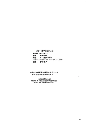 C82 Dashigara 100 Minpei Ichigo Volley wa Yaranakatta Dead or Alive French SAXtrad Decensored - Page 29