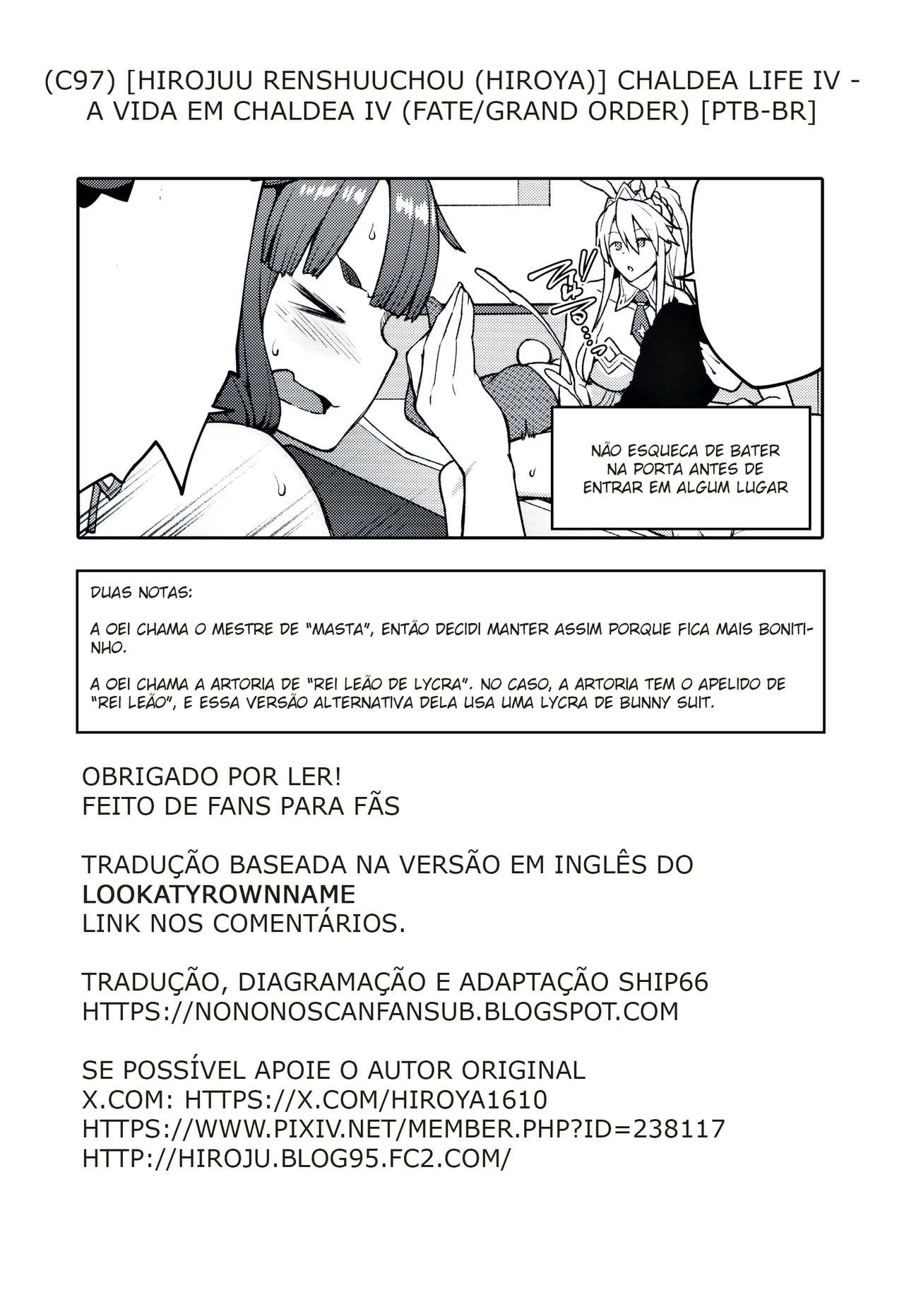 C97 Hirojuu Renshuuchou Hiroya A Vida em Chaldea IV FateGrand Order Portuguese-BR - Image 25
