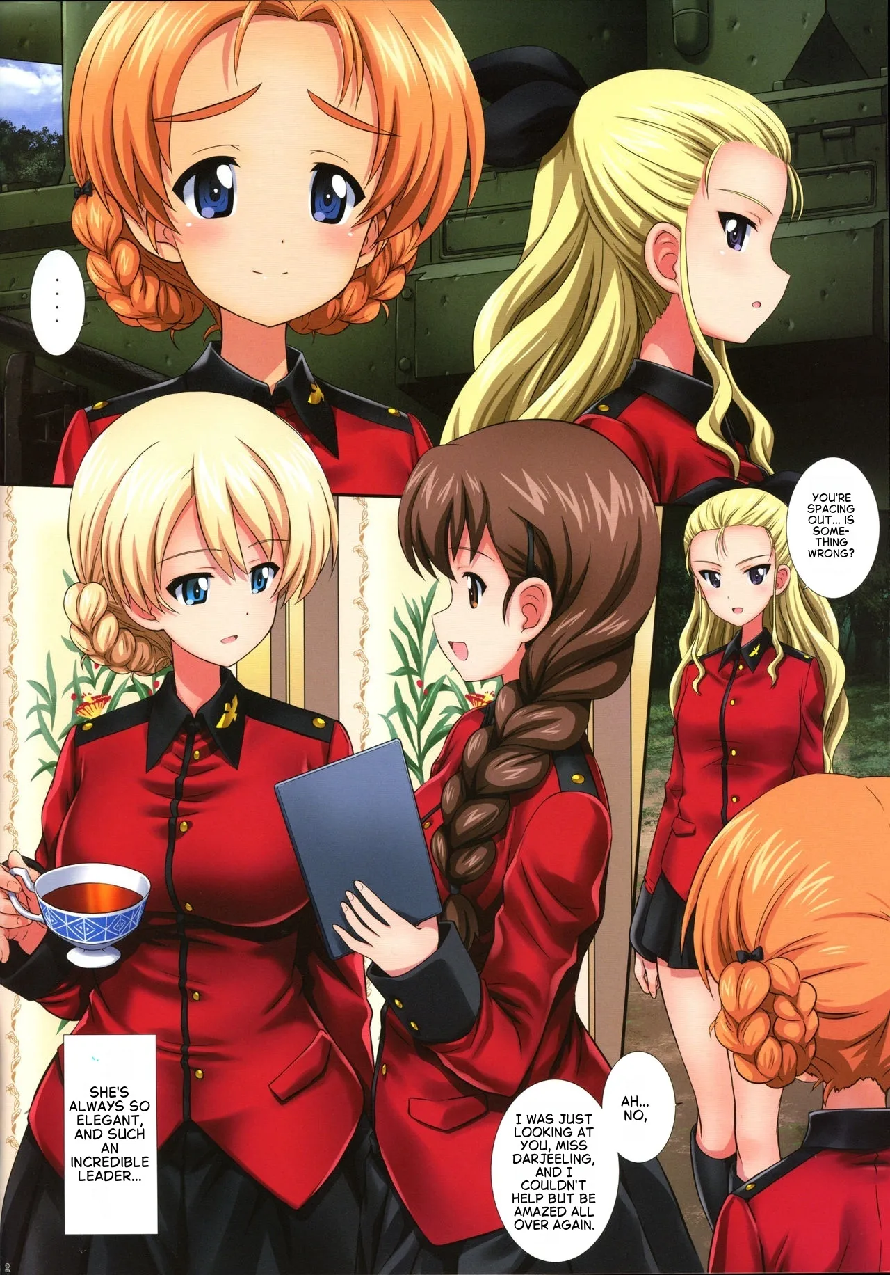 C97 Kamogawaya Kamogawa Tanuki Gochuumon wa Koucha desu ka 3 - Is the order a cup of tea 3 Girls und Panzer English - Image 2