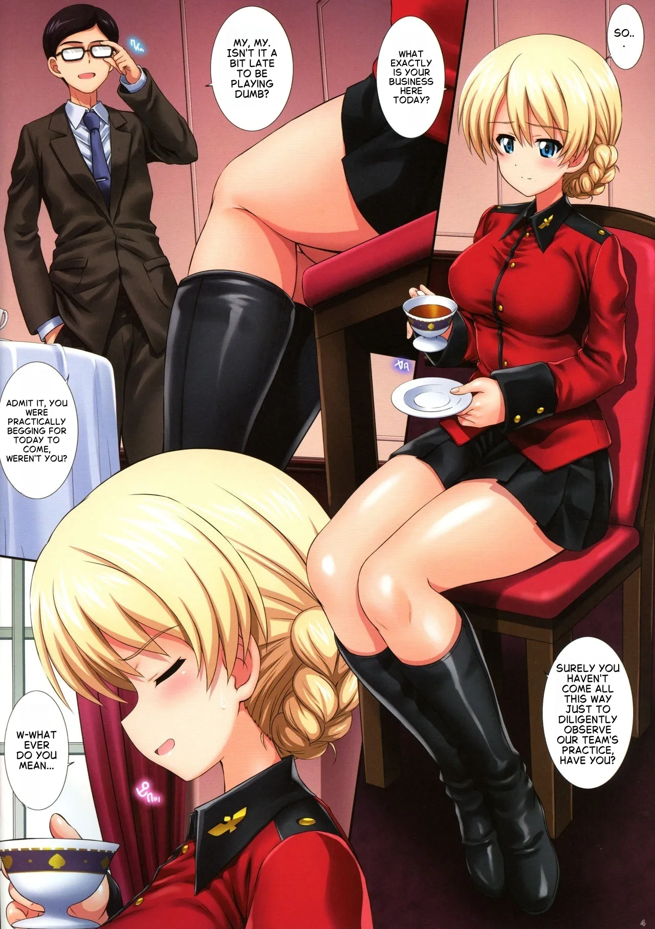 C97 Kamogawaya Kamogawa Tanuki Gochuumon wa Koucha desu ka 3 - Is the order a cup of tea 3 Girls und Panzer English - Image 4