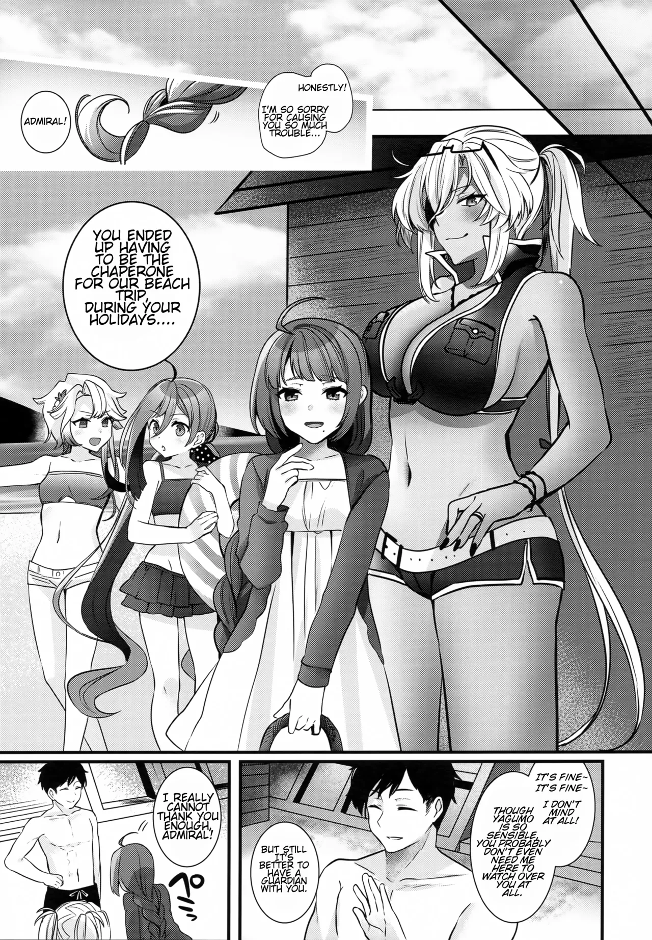 C99 Marosaan Yunamaro Musashi-san no Yoru Jijou Yoi no Umi to Himegoto-hen Musashi-sans Night Time Proclivities The Secret of The Twilight Sea Kantai Collection -KanColle-English CT Scans - Image 6