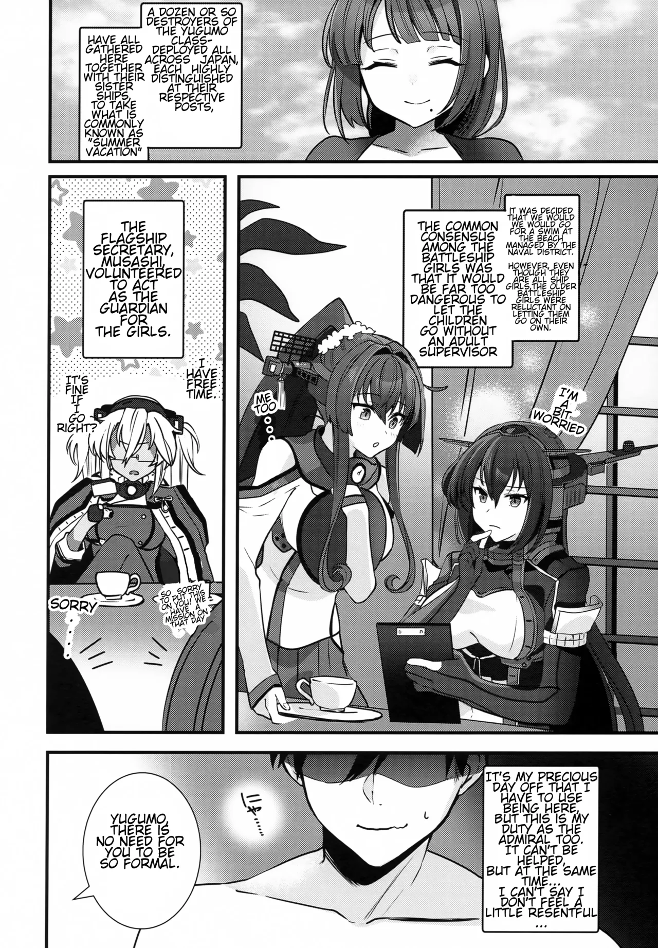 C99 Marosaan Yunamaro Musashi-san no Yoru Jijou Yoi no Umi to Himegoto-hen Musashi-sans Night Time Proclivities The Secret of The Twilight Sea Kantai Collection -KanColle-English CT Scans - Image 7