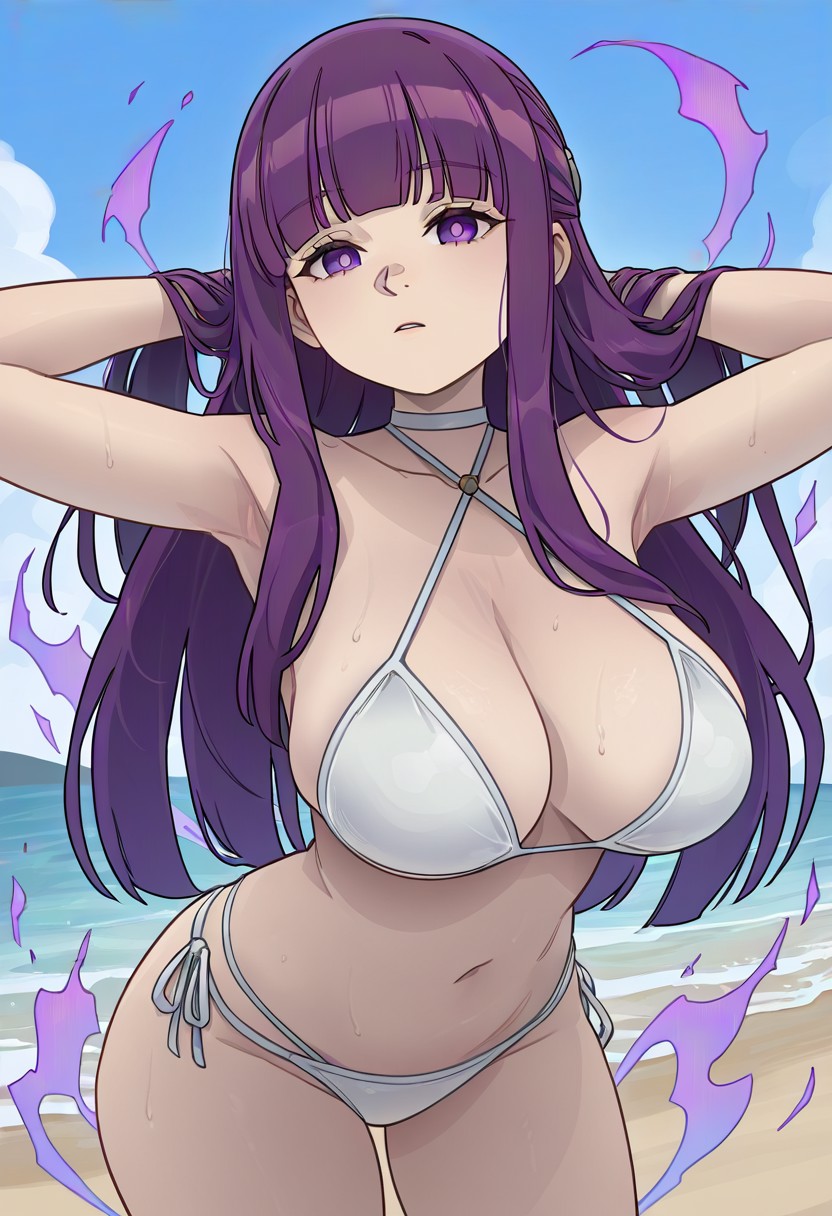 Cale5JubilifeWhite Bikini, Sweats Sheeny - Fern - Image 1