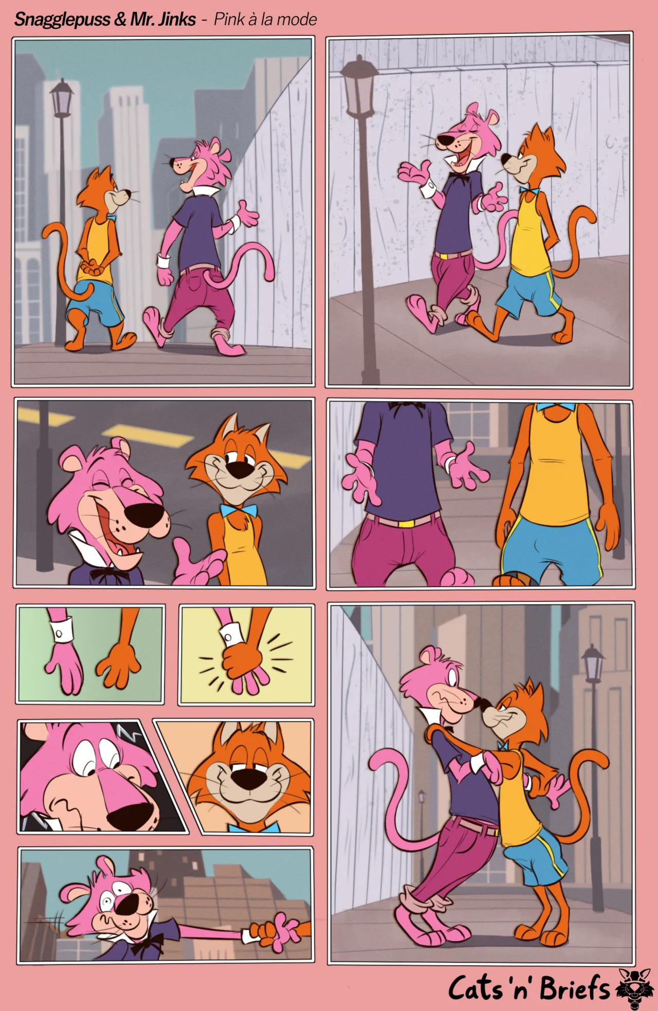 CatsnBriefs Snagglepuss And Mr. Jinks - Pink Á La Mode Ongoing - Image 1