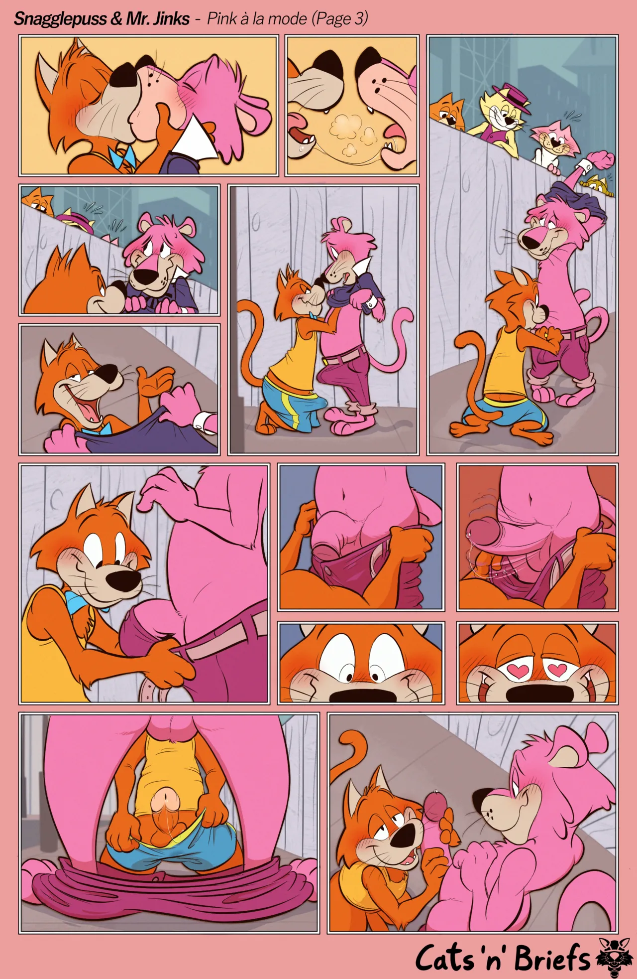 CatsnBriefs Snagglepuss And Mr. Jinks - Pink Á La Mode Ongoing - Image 3