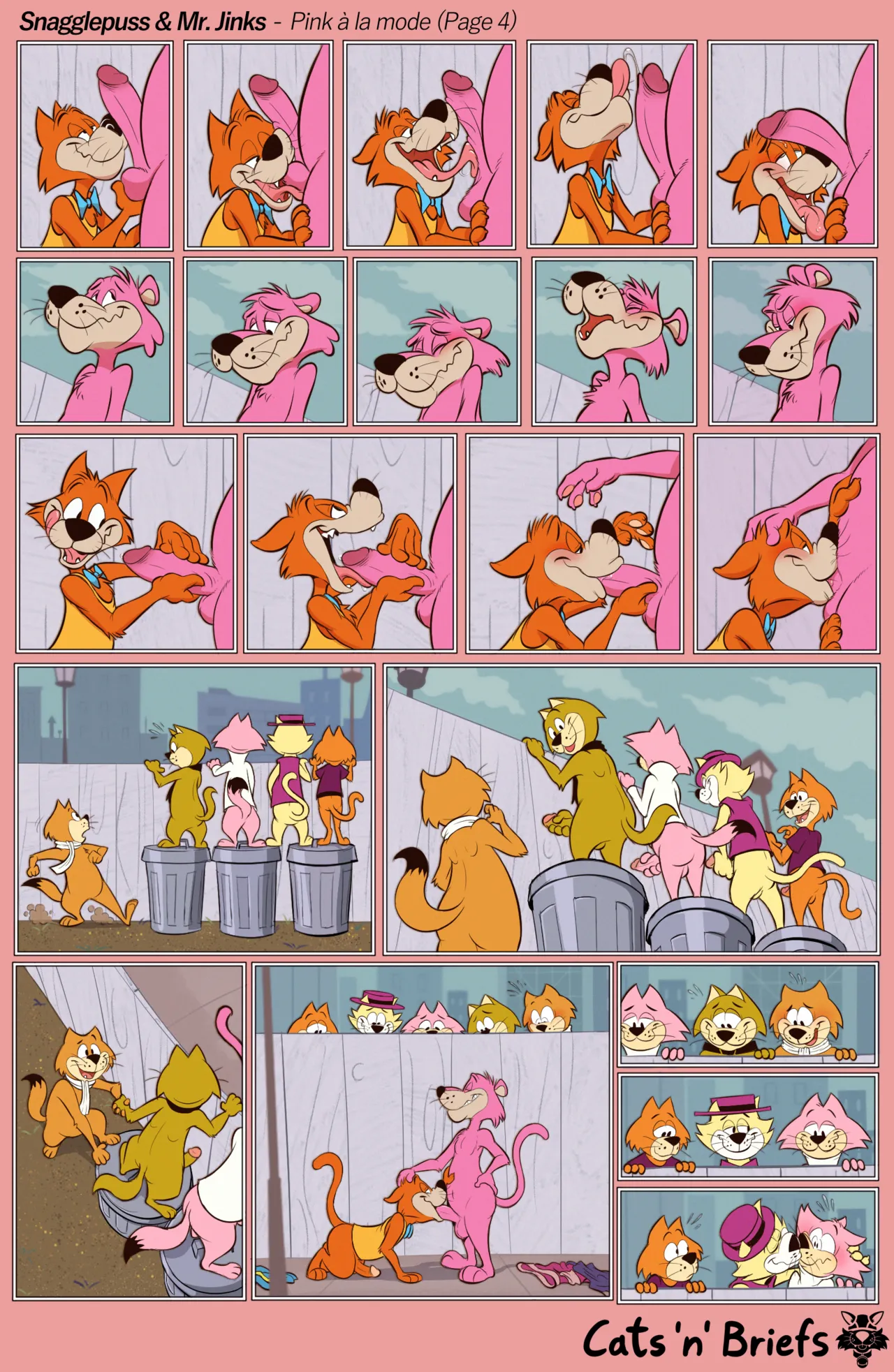 CatsnBriefs Snagglepuss And Mr. Jinks - Pink Á La Mode Ongoing - Image 4
