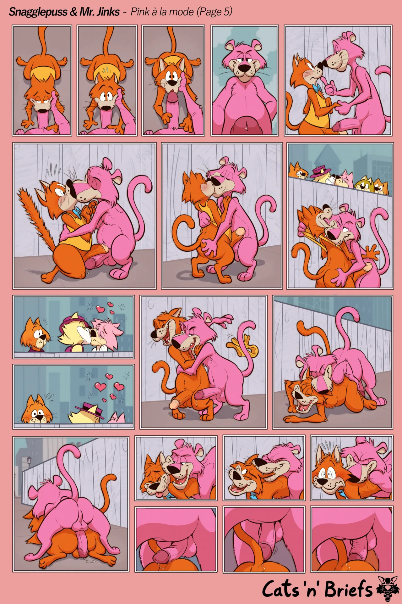 CatsnBriefs Snagglepuss And Mr. Jinks - Pink Á La Mode Ongoing - Image 5