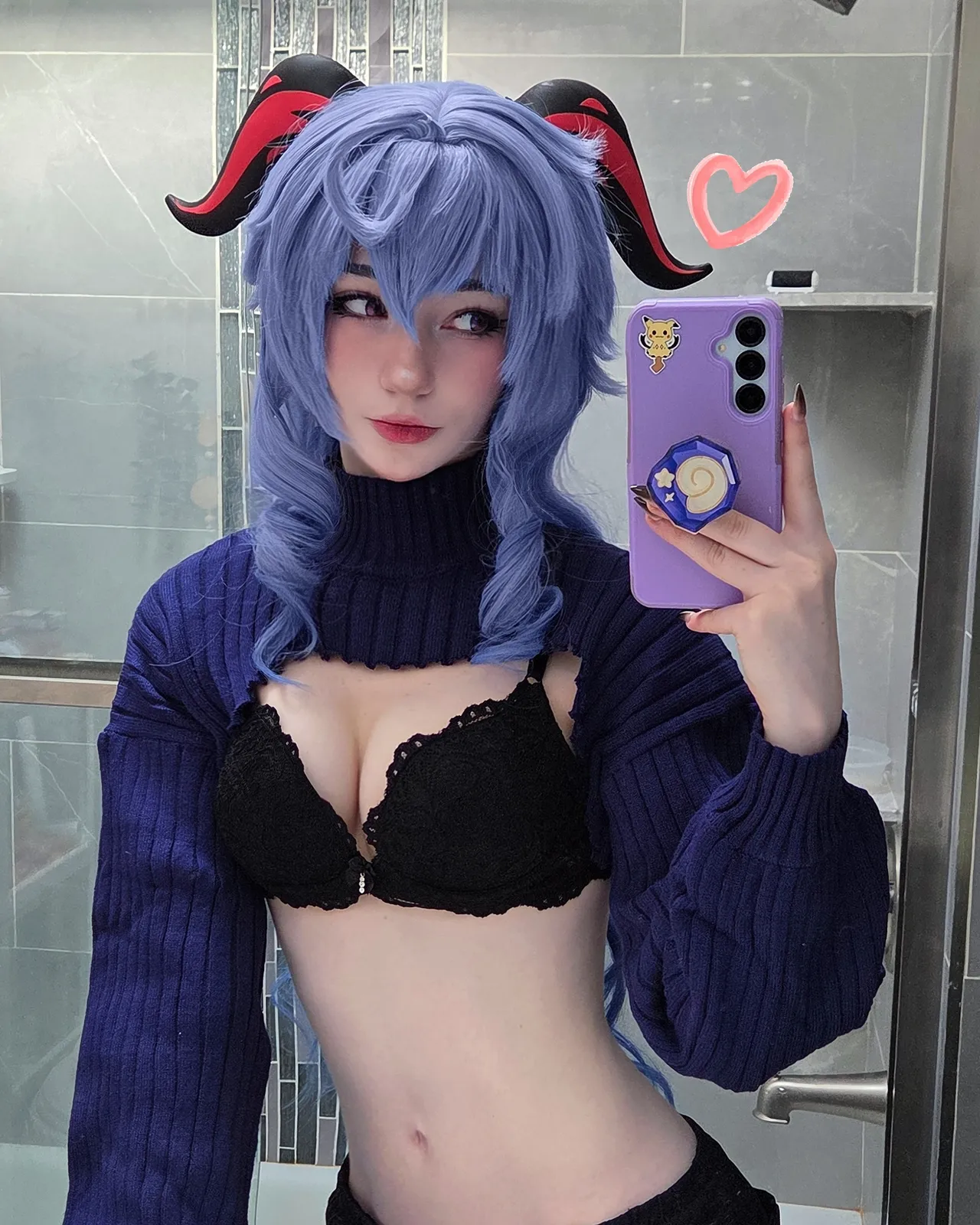 Celebi cosplay - Ganyu lingerie - Image 14