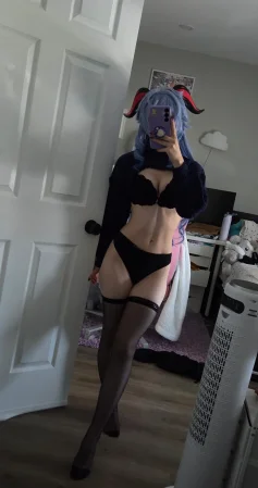 Celebi cosplay - Ganyu lingerie - Page 15