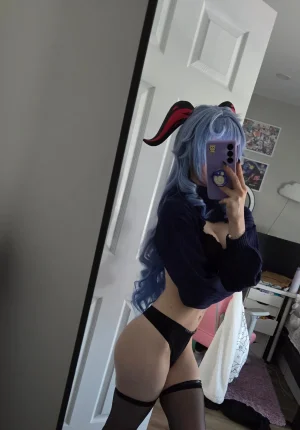 Celebi cosplay - Ganyu lingerie - Page 7