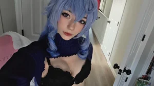 Celebi cosplay - Ganyu lingerie - Page 8