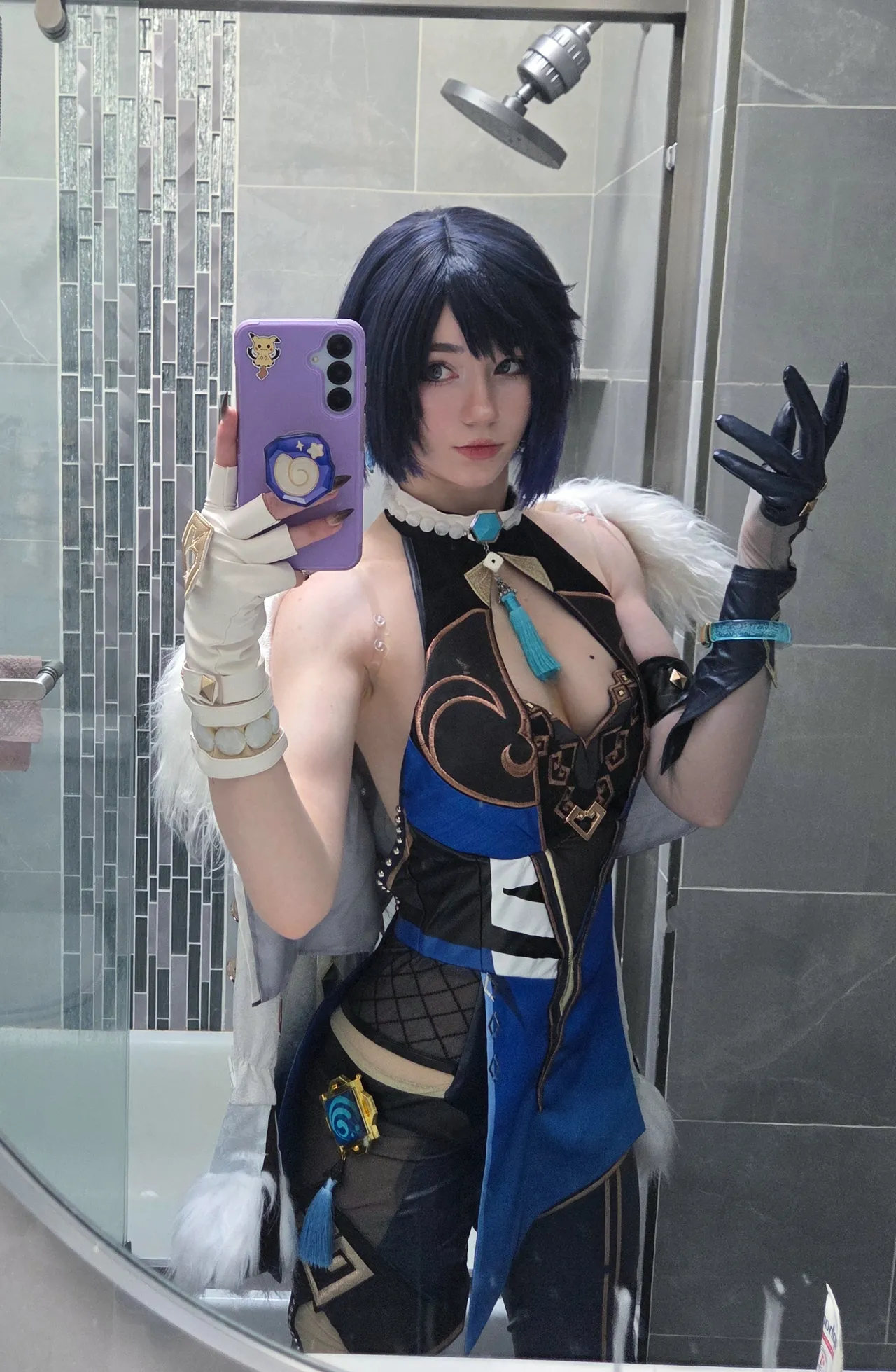 Celebi cosplay - Yelan - Image 15