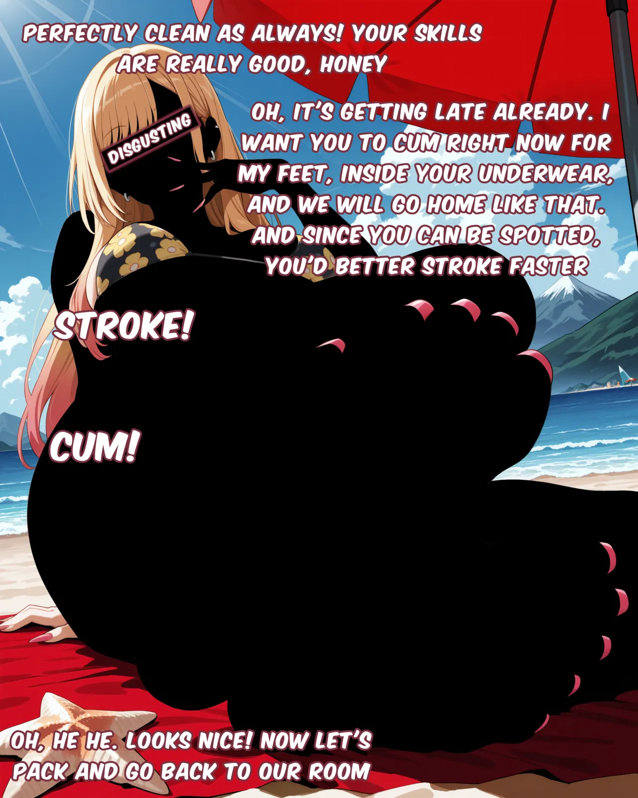 Censored date with Marin on Beach - Image 12