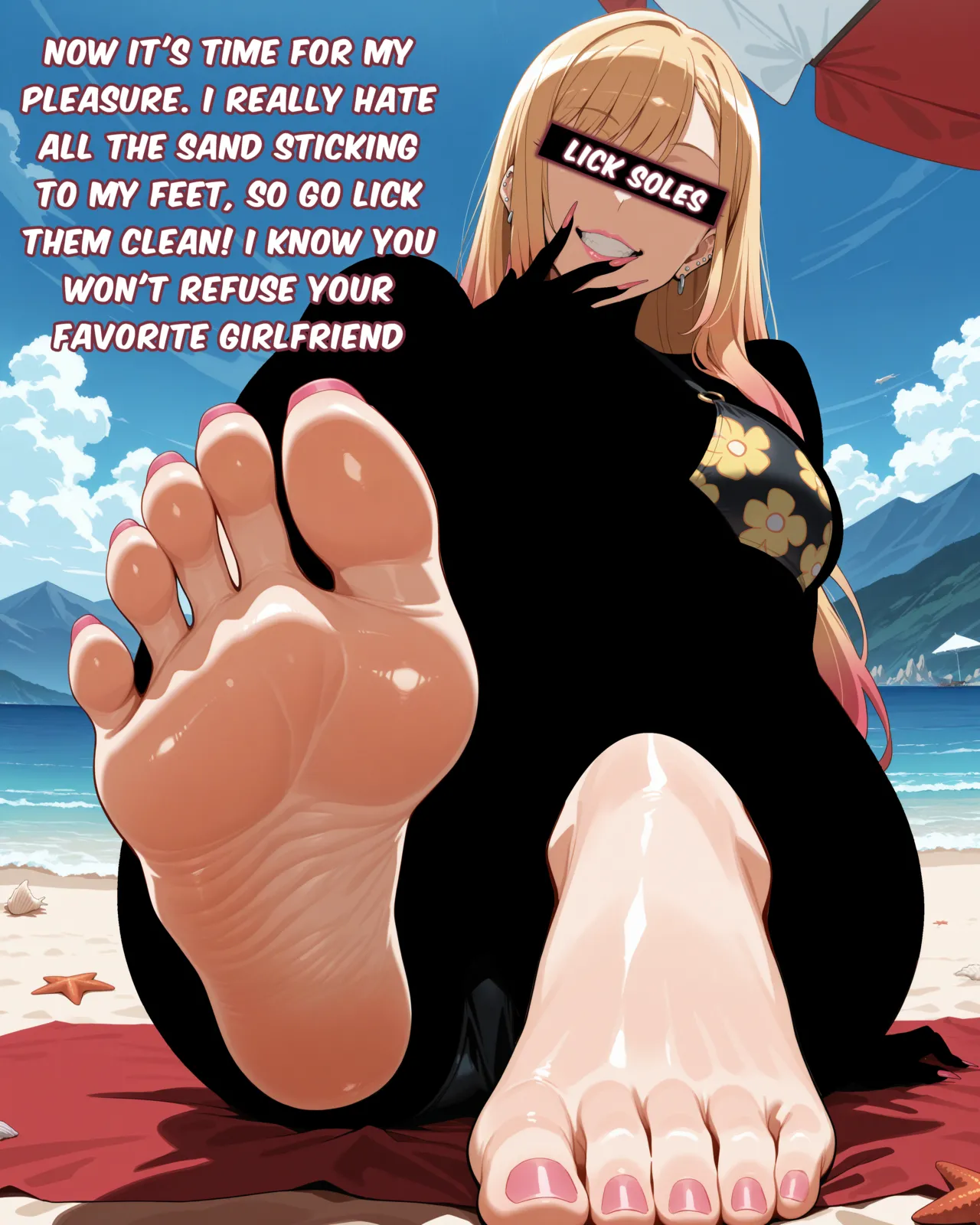 Censored date with Marin on Beach - Image 5