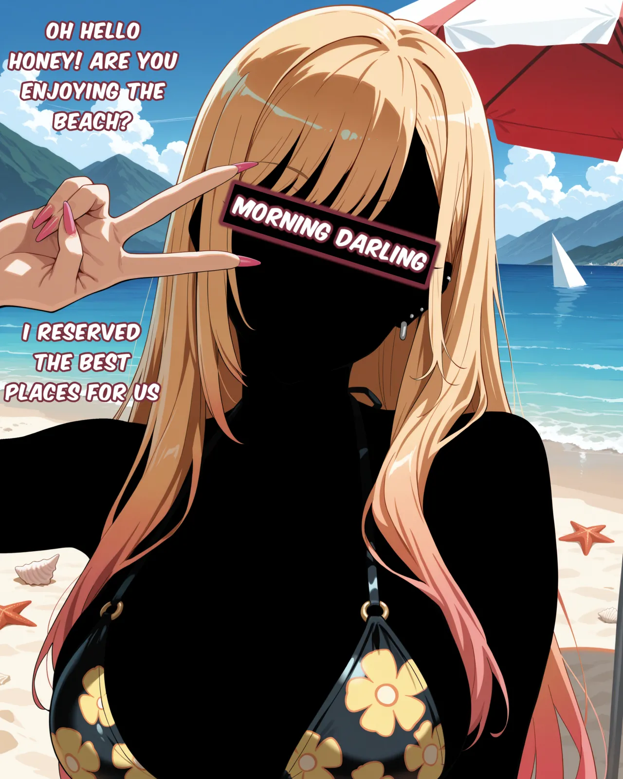 Censored date with Marin on Beach - Image 7