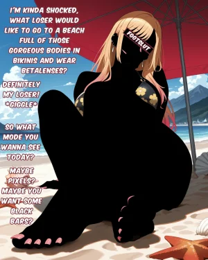 Censored date with Marin on Beach - Page 8