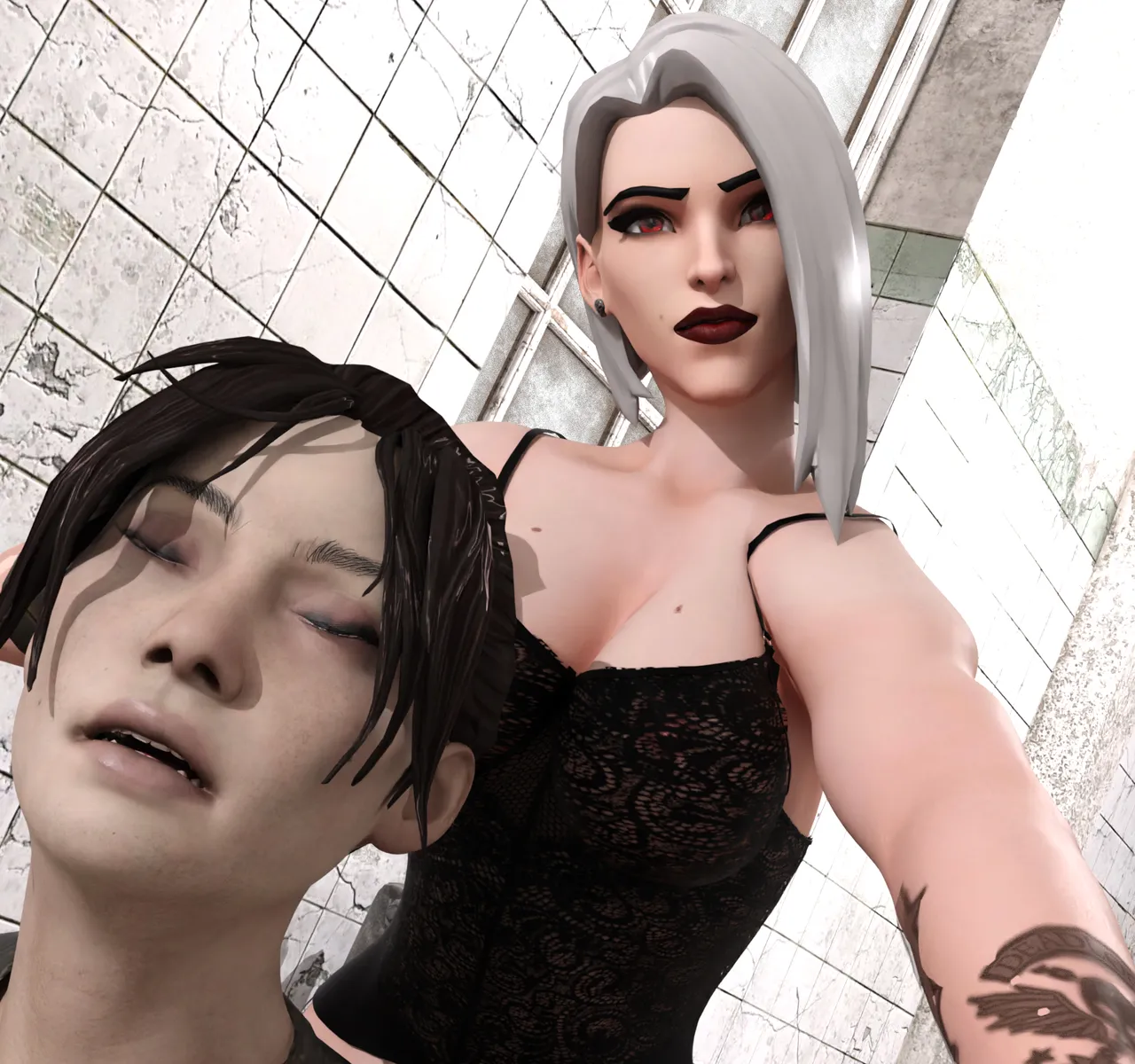 Cera Production Ashe Facesitting And Headscissoring Wraith - Image 6