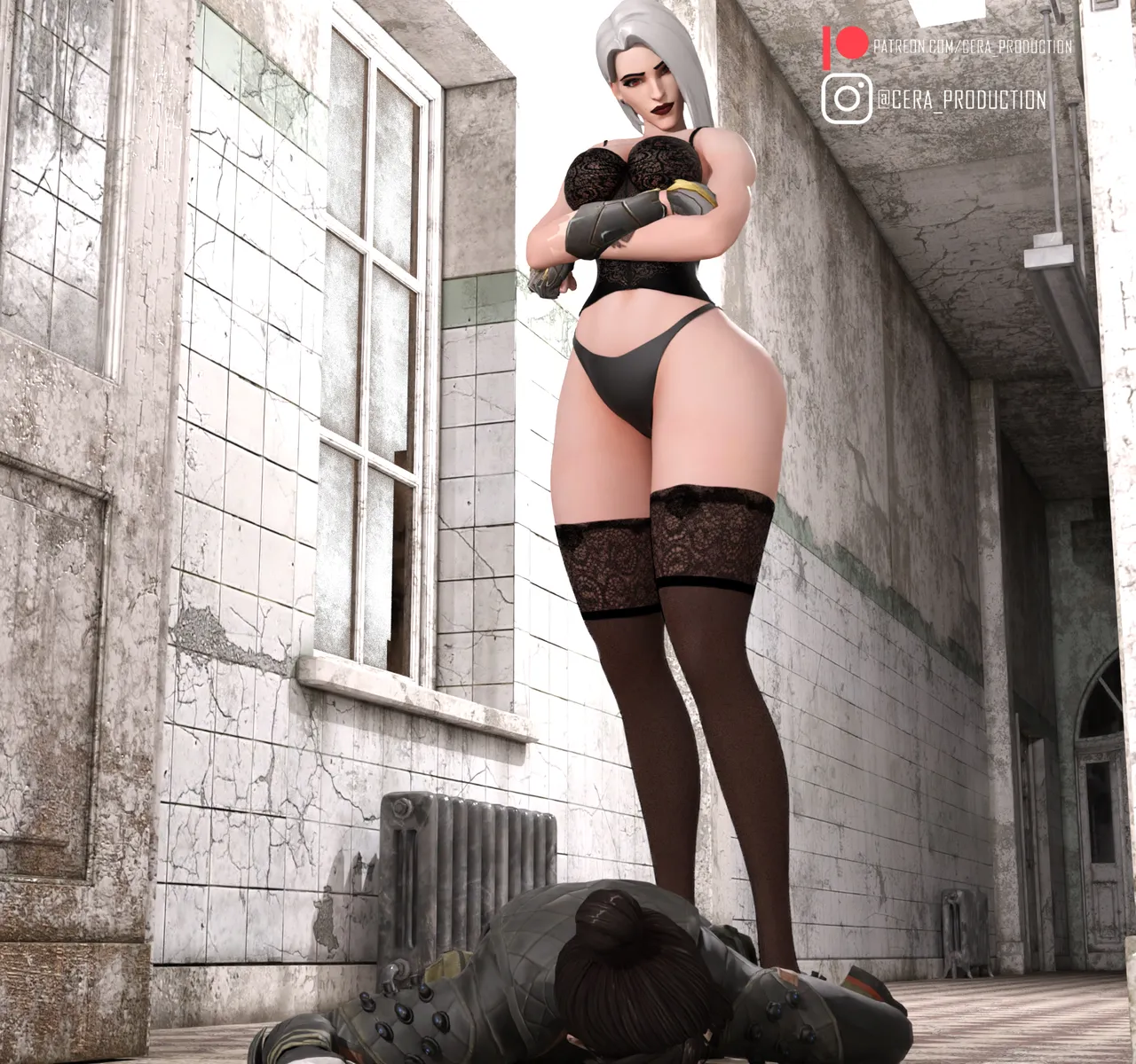 Cera Production Ashe Facesitting And Headscissoring Wraith - Image 7