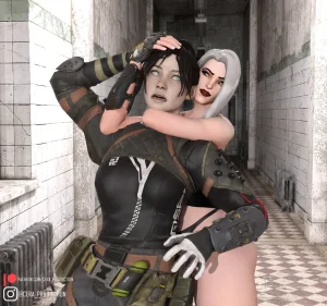 Cera Production Ashe Facesitting And Headscissoring Wraith - Page 2