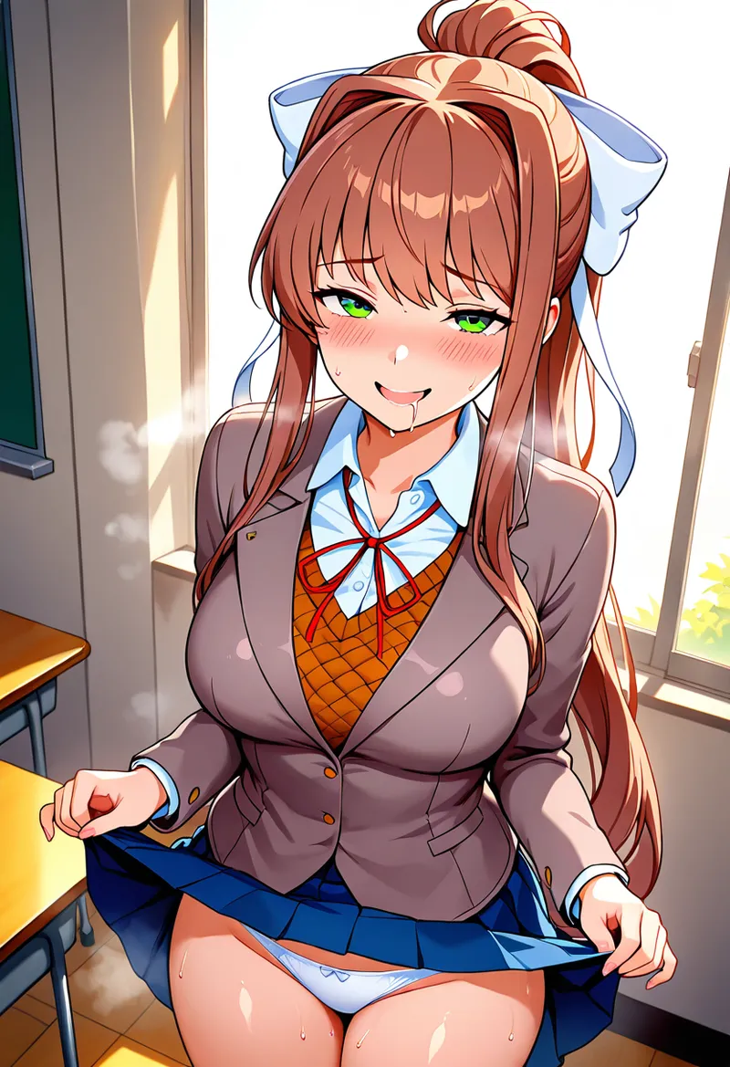 放課後撮影会 制服姿がエロ過ぎて我慢できずに中出し専用肉便器にしちゃったCG集 モ〇カ編 - Image 10