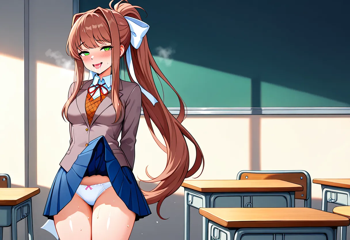 放課後撮影会 制服姿がエロ過ぎて我慢できずに中出し専用肉便器にしちゃったCG集 モ〇カ編 - Image 12