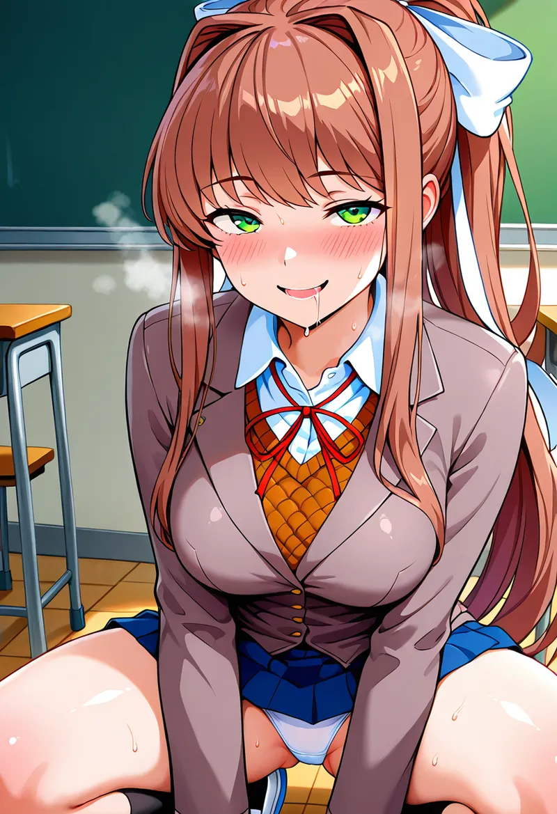 放課後撮影会 制服姿がエロ過ぎて我慢できずに中出し専用肉便器にしちゃったCG集 モ〇カ編 - Image 15