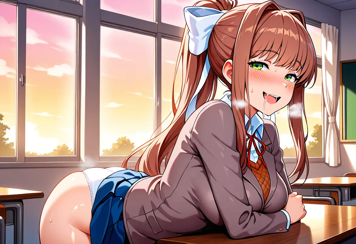 放課後撮影会 制服姿がエロ過ぎて我慢できずに中出し専用肉便器にしちゃったCG集 モ〇カ編 - Image 37