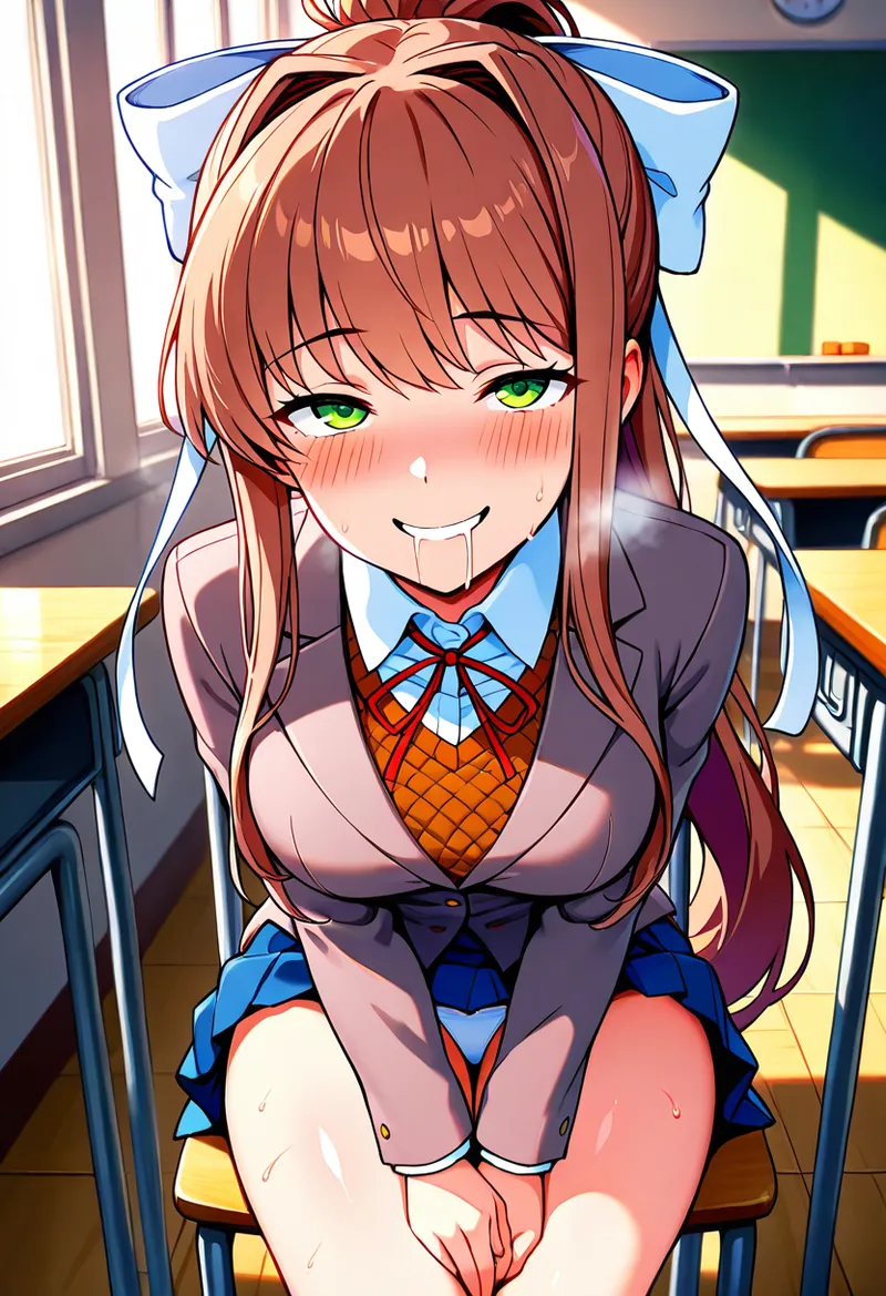 放課後撮影会 制服姿がエロ過ぎて我慢できずに中出し専用肉便器にしちゃったCG集 モ〇カ編 - Image 48