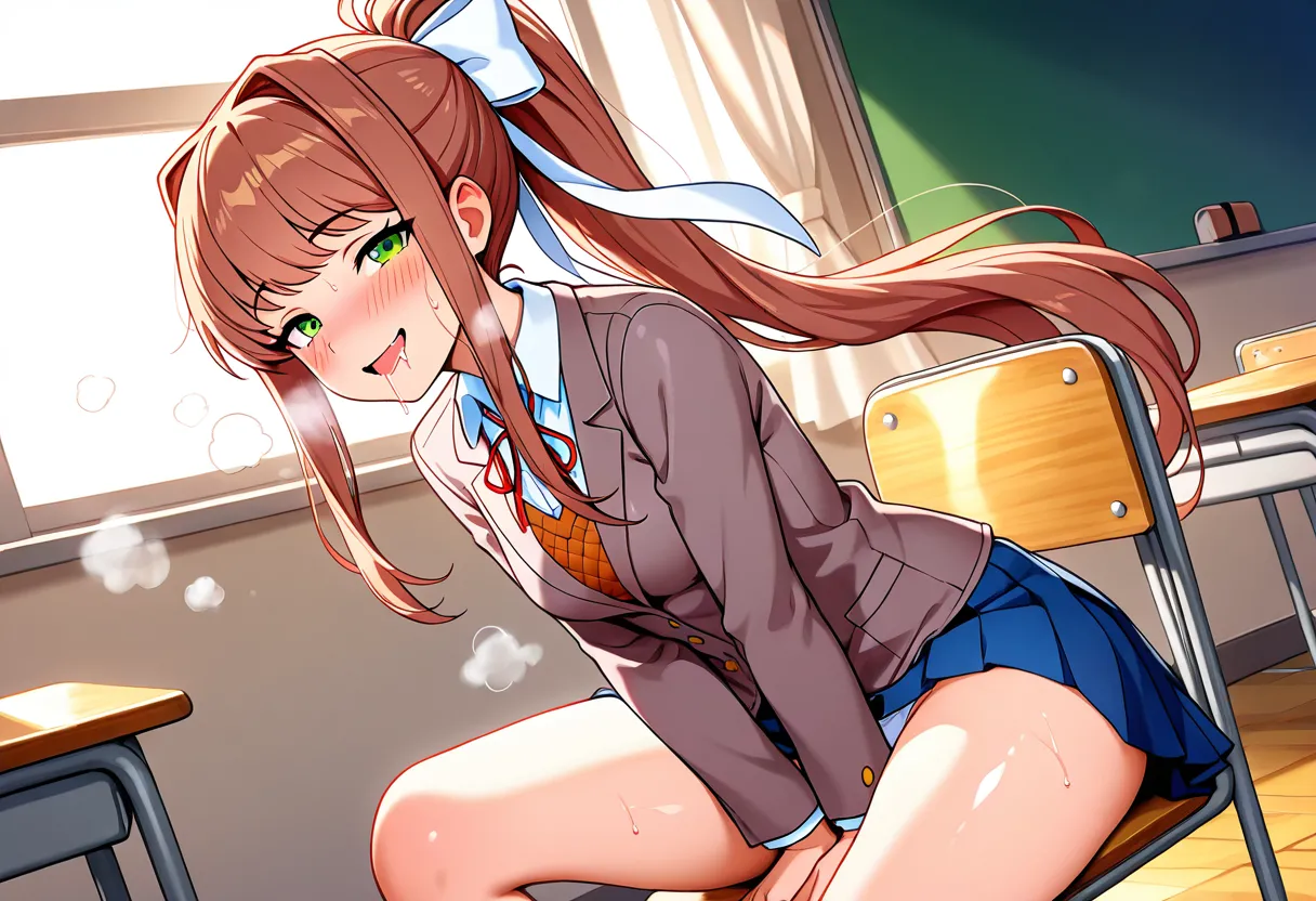 放課後撮影会 制服姿がエロ過ぎて我慢できずに中出し専用肉便器にしちゃったCG集 モ〇カ編 - Image 52