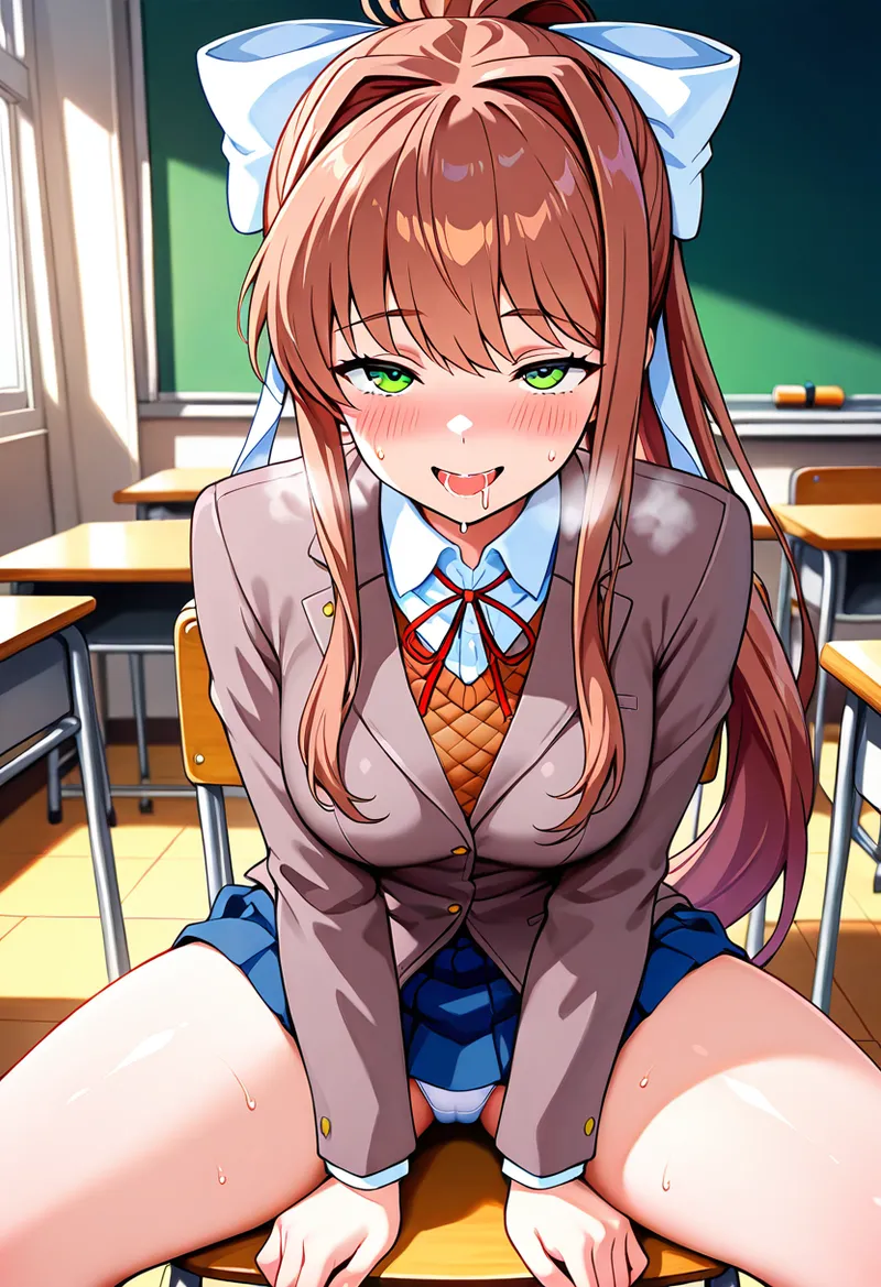 放課後撮影会 制服姿がエロ過ぎて我慢できずに中出し専用肉便器にしちゃったCG集 モ〇カ編 - Image 54