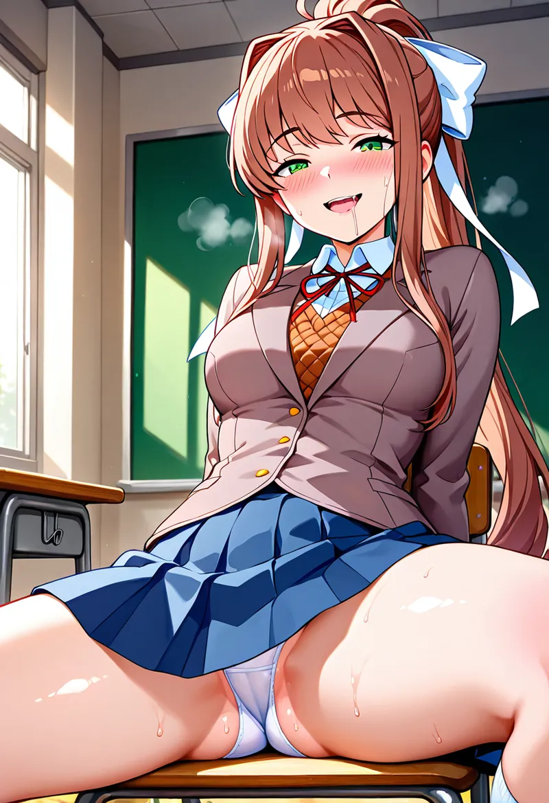 放課後撮影会 制服姿がエロ過ぎて我慢できずに中出し専用肉便器にしちゃったCG集 モ〇カ編 - Image 55