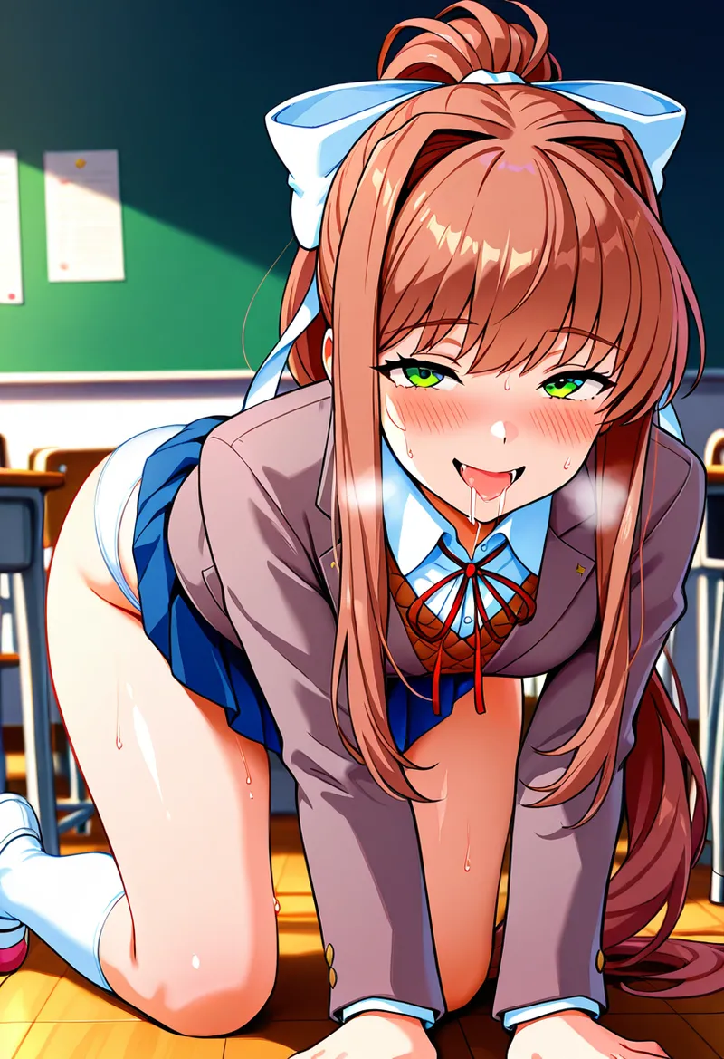 放課後撮影会 制服姿がエロ過ぎて我慢できずに中出し専用肉便器にしちゃったCG集 モ〇カ編 - Image 59