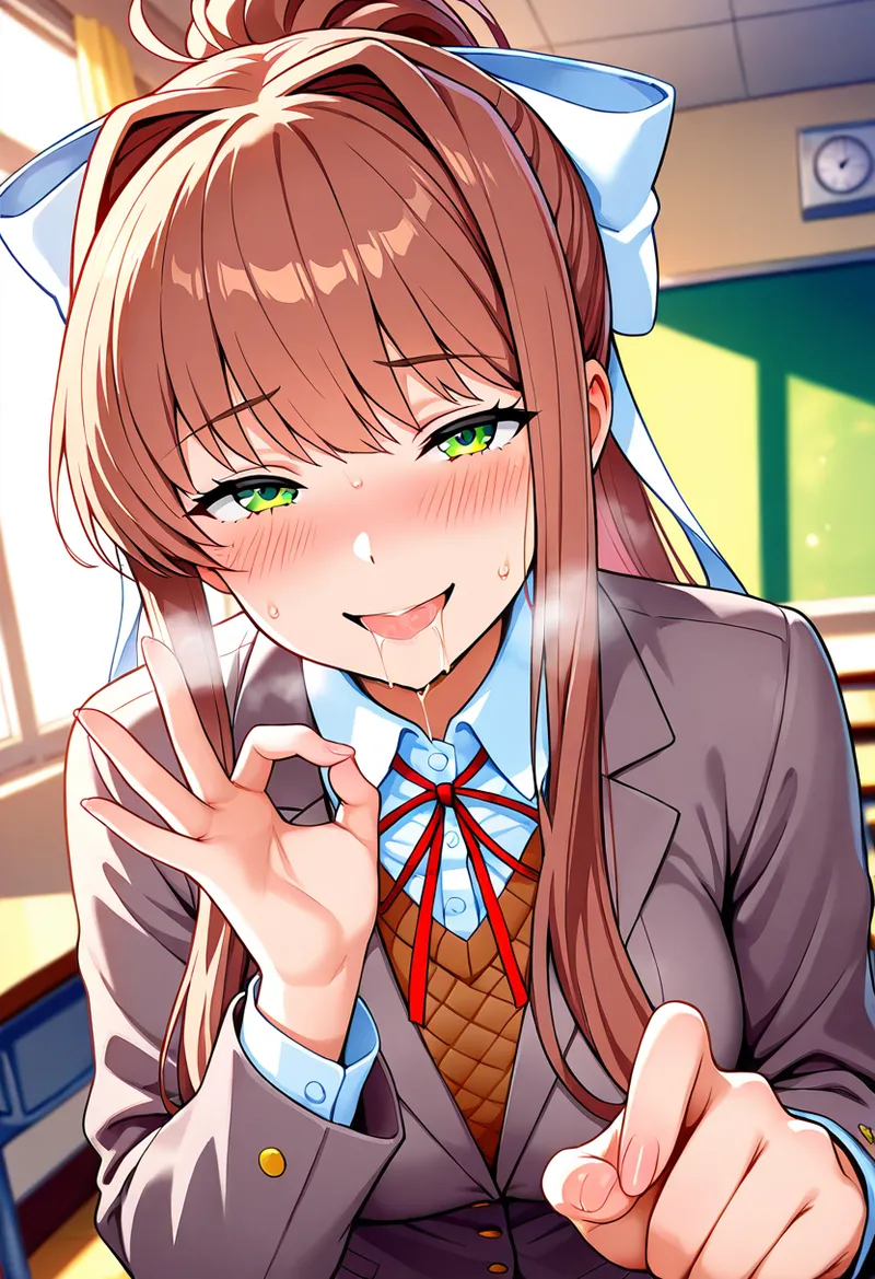 放課後撮影会 制服姿がエロ過ぎて我慢できずに中出し専用肉便器にしちゃったCG集 モ〇カ編 - Image 88