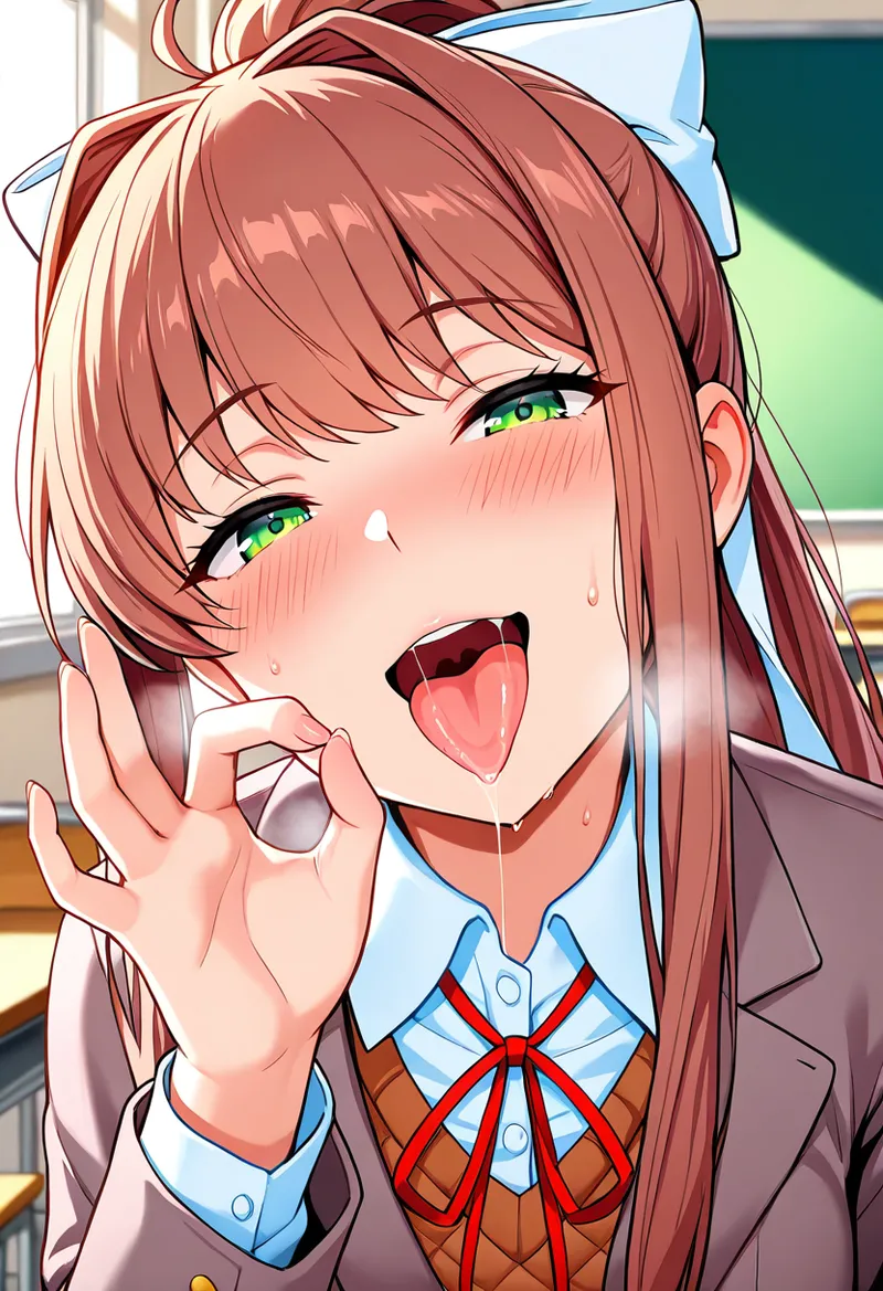 放課後撮影会 制服姿がエロ過ぎて我慢できずに中出し専用肉便器にしちゃったCG集 モ〇カ編 - Image 91