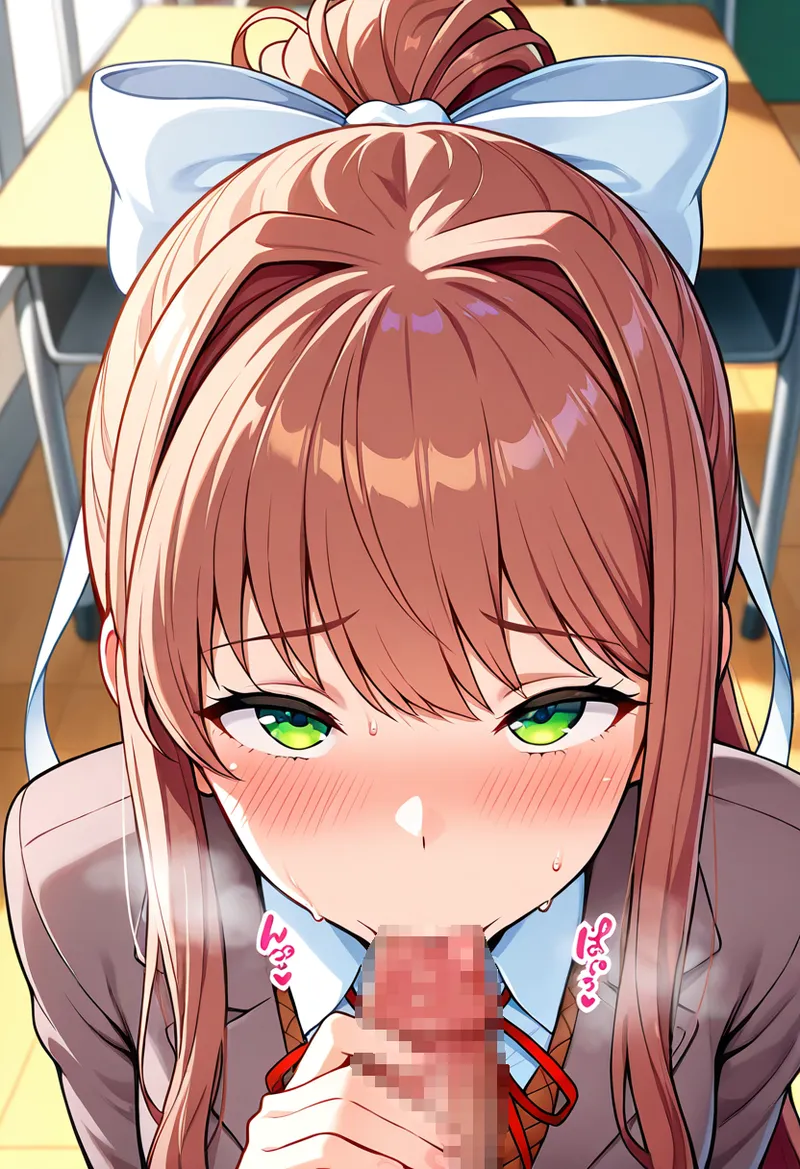 放課後撮影会 制服姿がエロ過ぎて我慢できずに中出し専用肉便器にしちゃったCG集 モ〇カ編 - Image 96