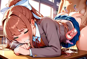 放課後撮影会 制服姿がエロ過ぎて我慢できずに中出し専用肉便器にしちゃったCG集 モ〇カ編 - Page 202