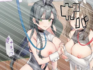 同人CG集 ラミノネイリス 淫乱バニーJK性奴隷に種付け調教してみた巨乳生徒会長と変態学級委員のドスケベ性癖 - Page 96