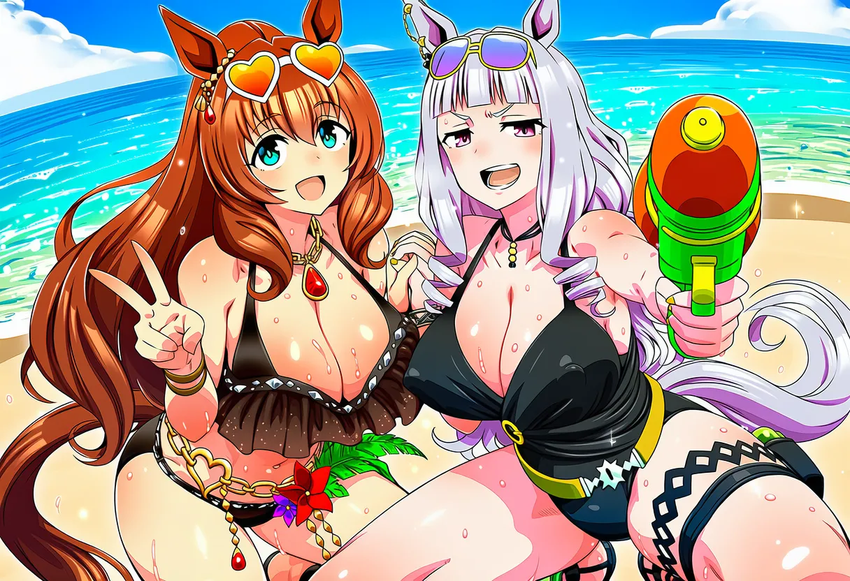 Channel34 Umamusume - Summer Trouble With Maruzensky And Gold Ship - Image 41