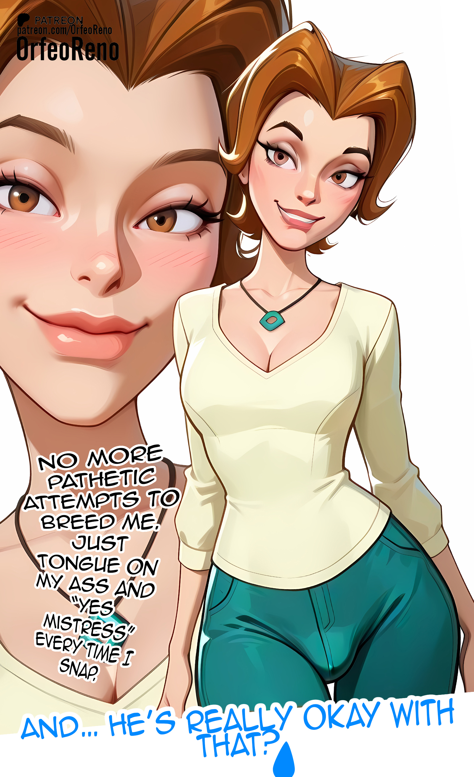 Chastity Queen Wants Your Load - Shemale with chastity belt is ass fucked - 13 Pics - Image 3