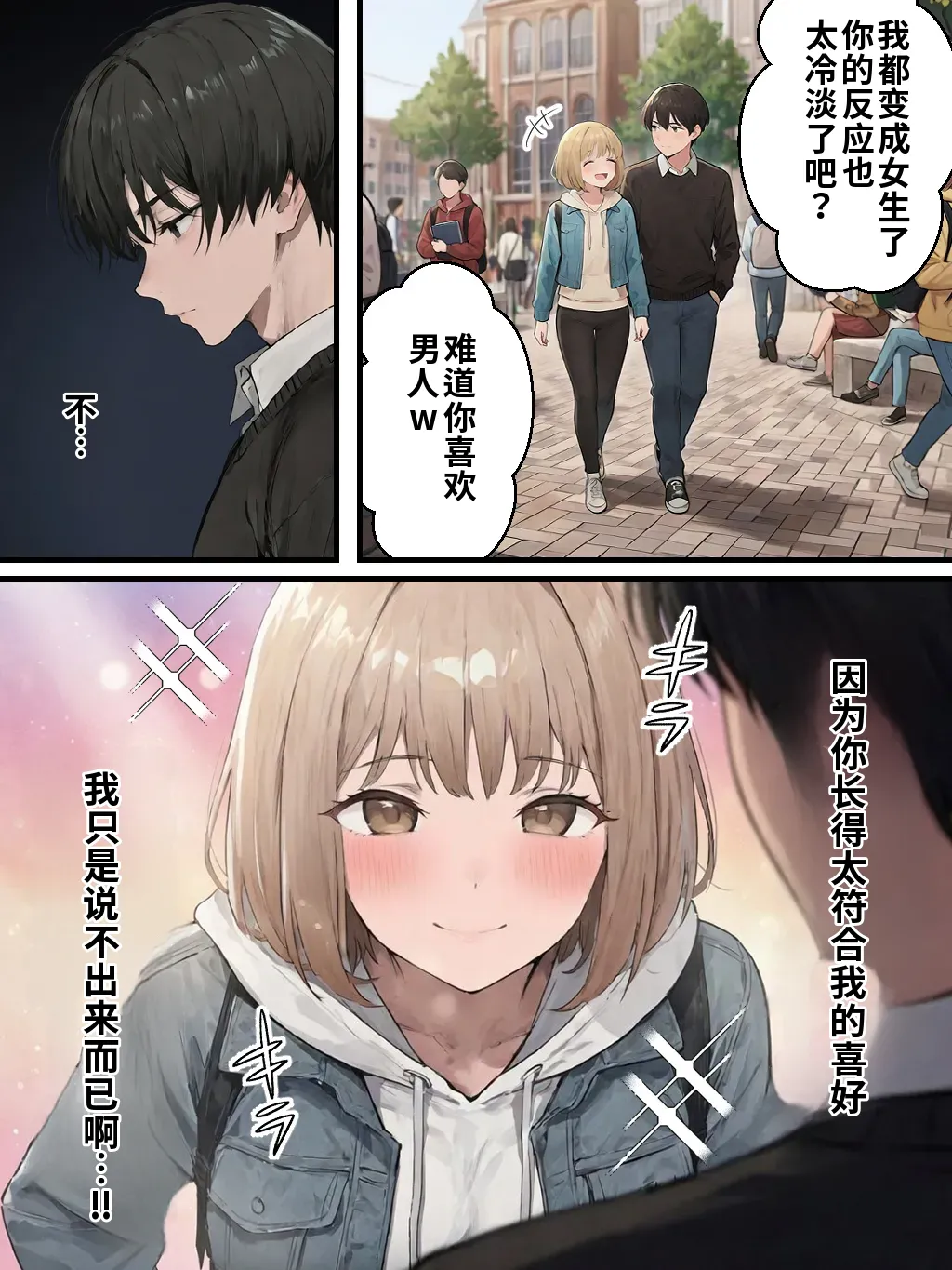 晴天艦 女体化したオレが親友の裏切りレプでメス堕ち本能むき出しの濃厚セックスで親友が恋人になるまで Chinese - Image 122